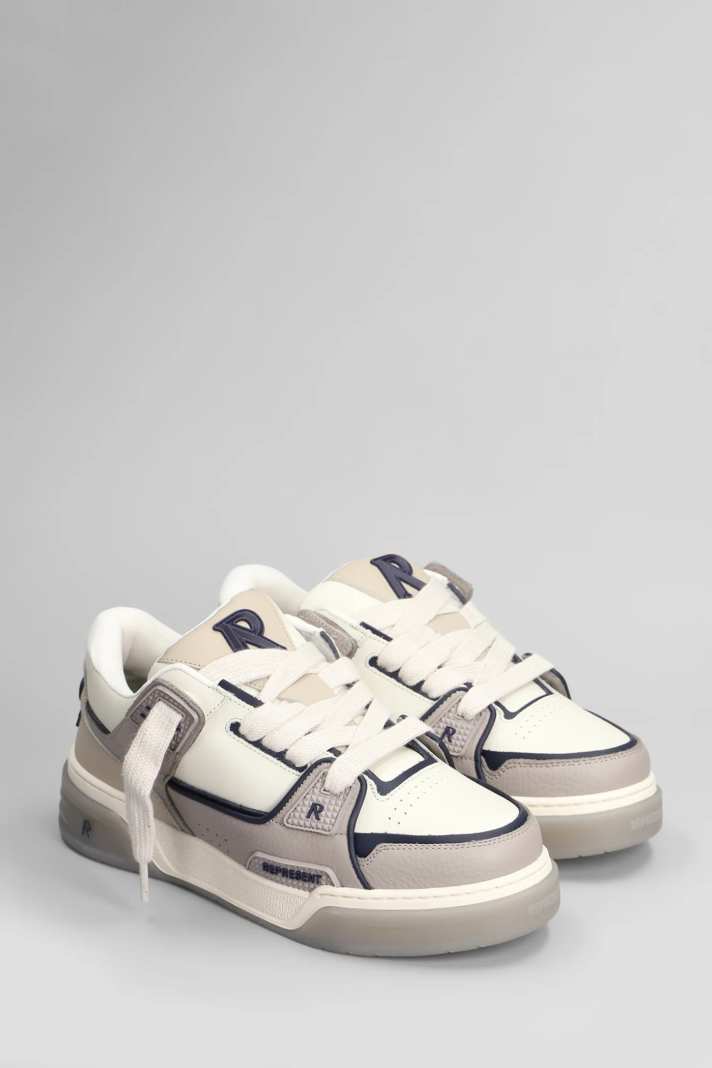 Studio sneaker Sneakers in grey leather - Image 2