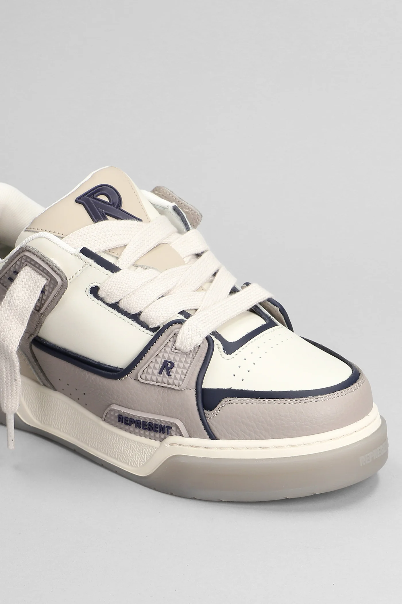 Studio sneaker Sneakers in grey leather - Image 5