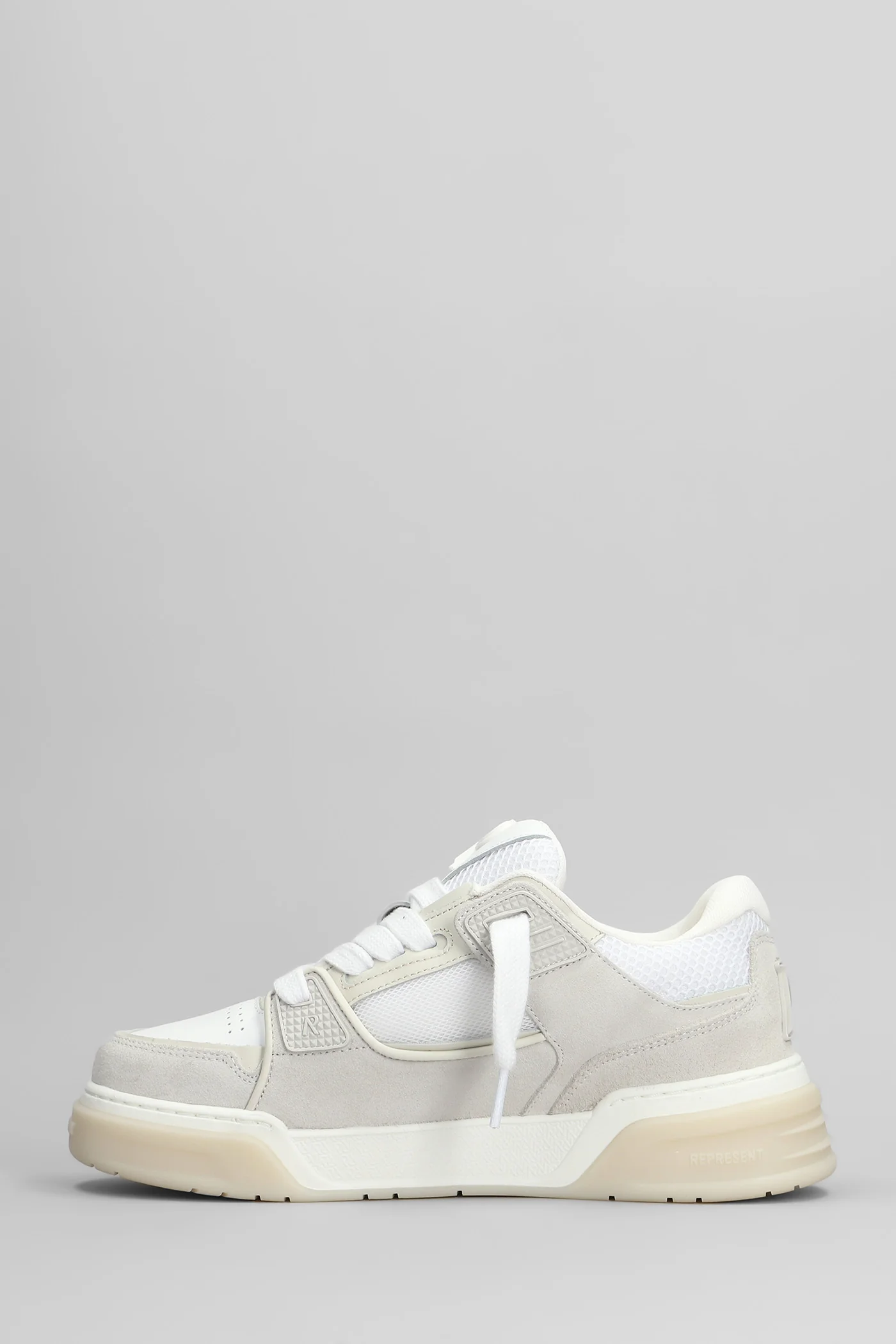 Studio sneaker Sneakers in grey suede and leather - Image 3