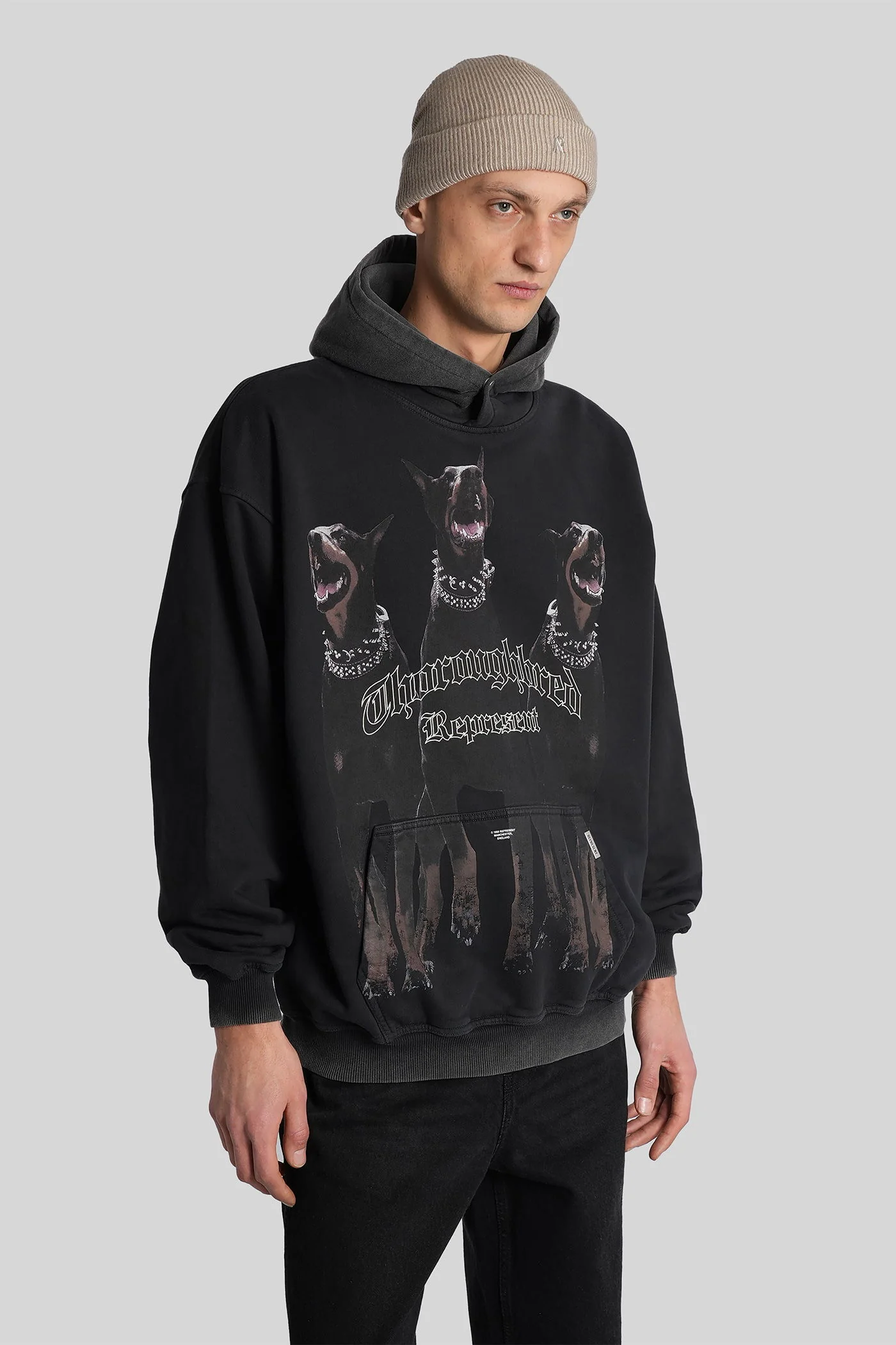 Sweatshirt in black cotton - Image 4