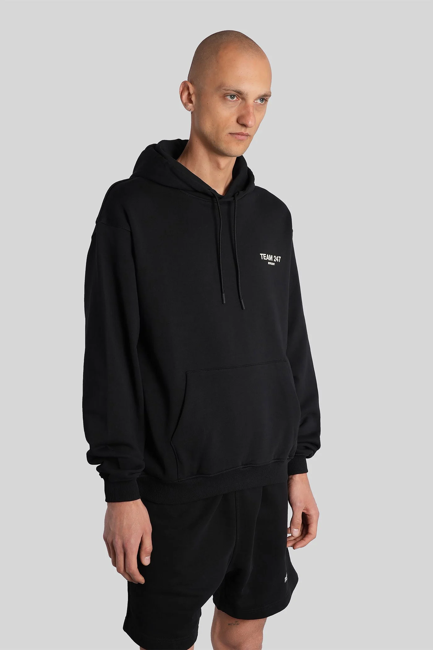 Sweatshirt in black cotton - Image 4