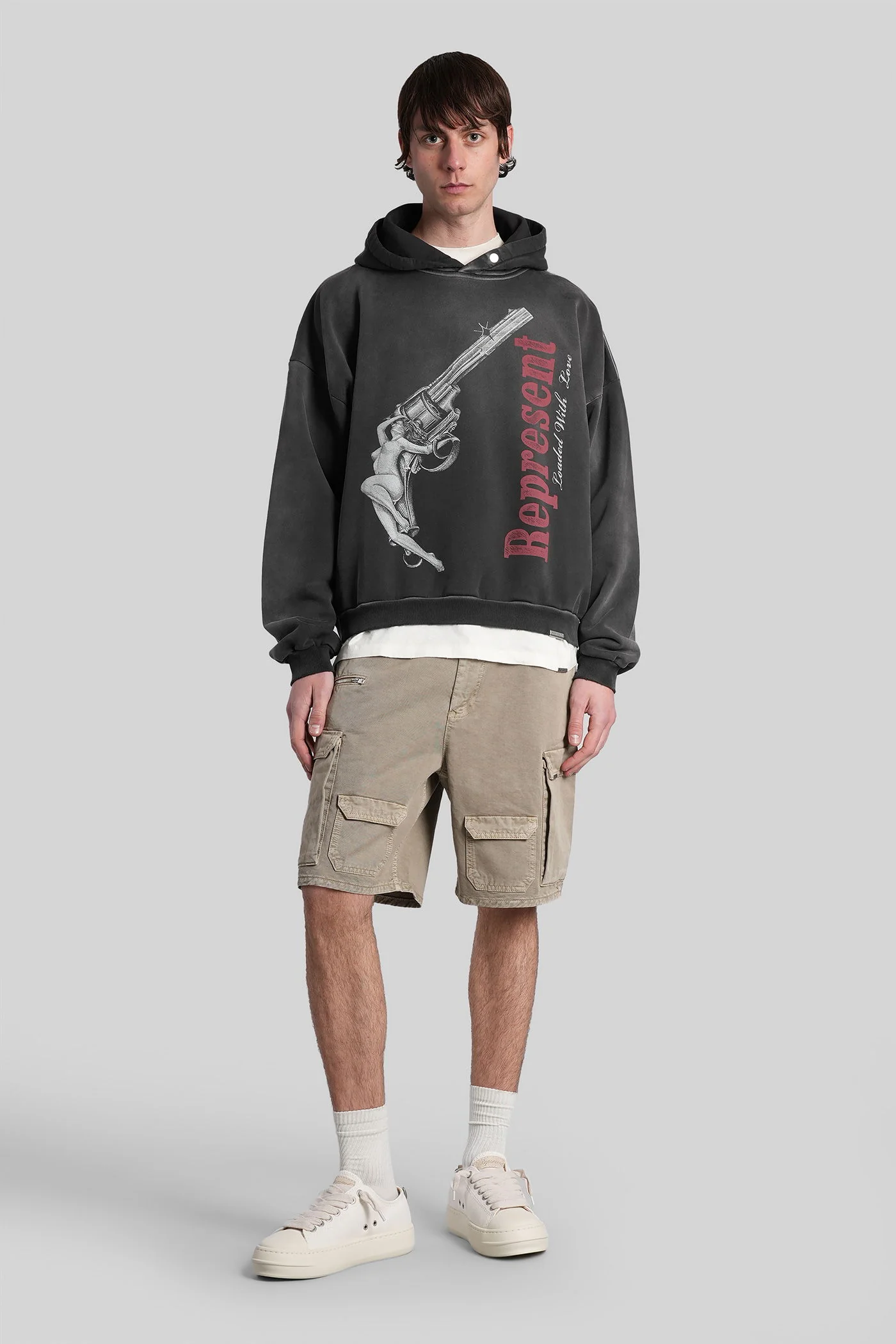 Sweatshirt in black cotton - Image 2