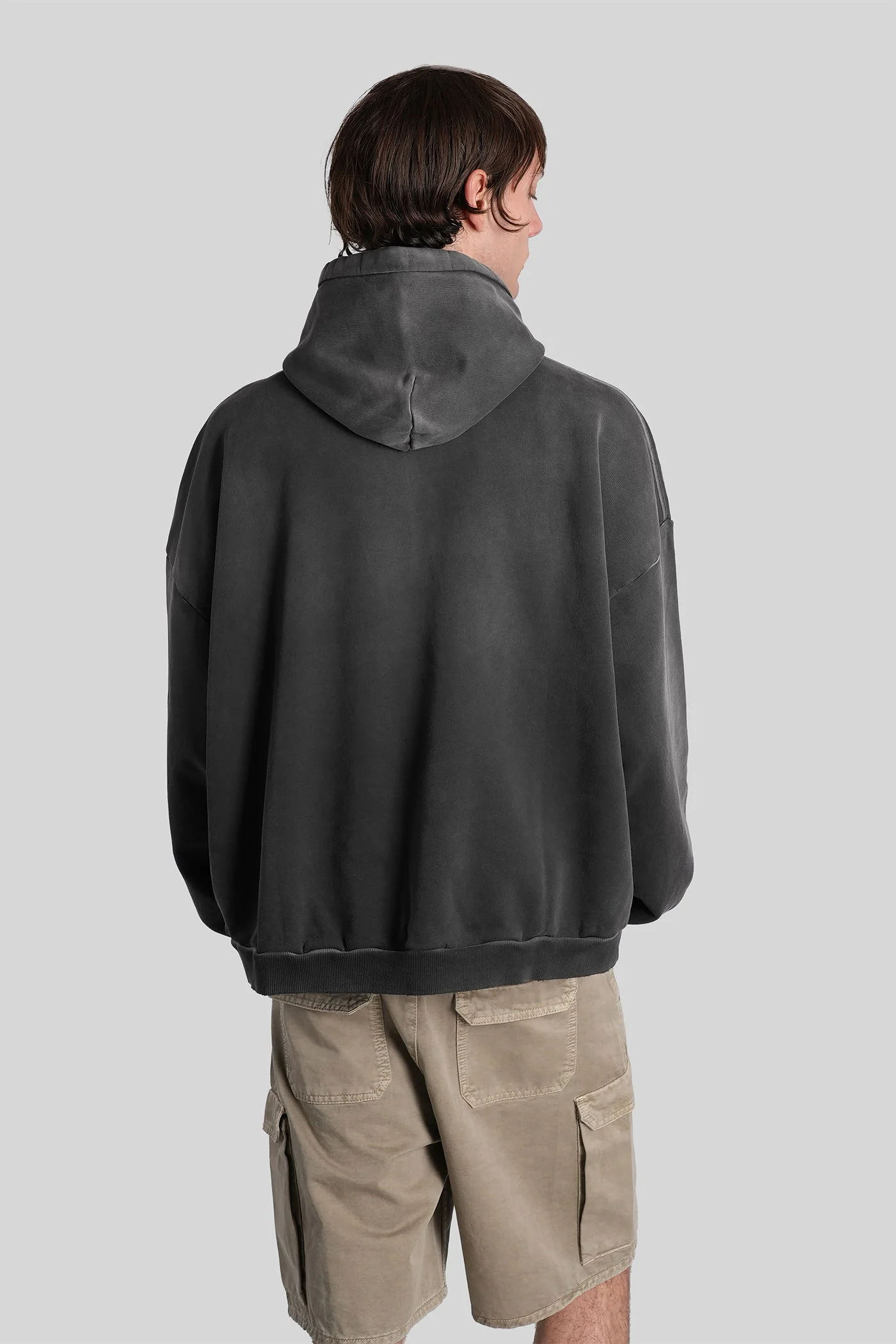 Sweatshirt in black cotton - Image 3