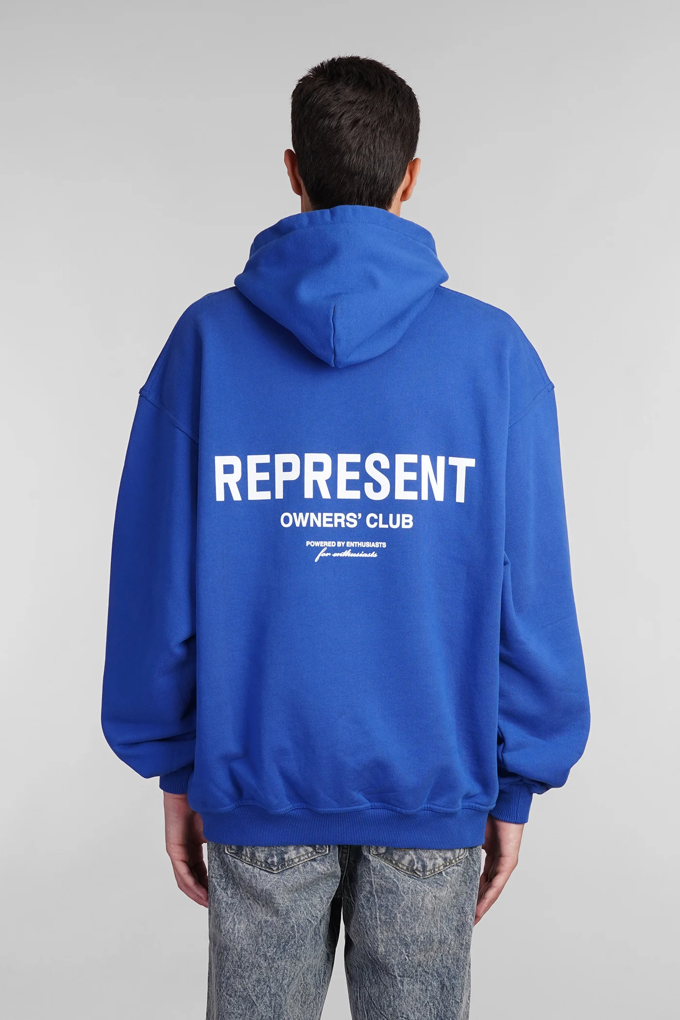 Sweatshirt in blue cotton - Image 3