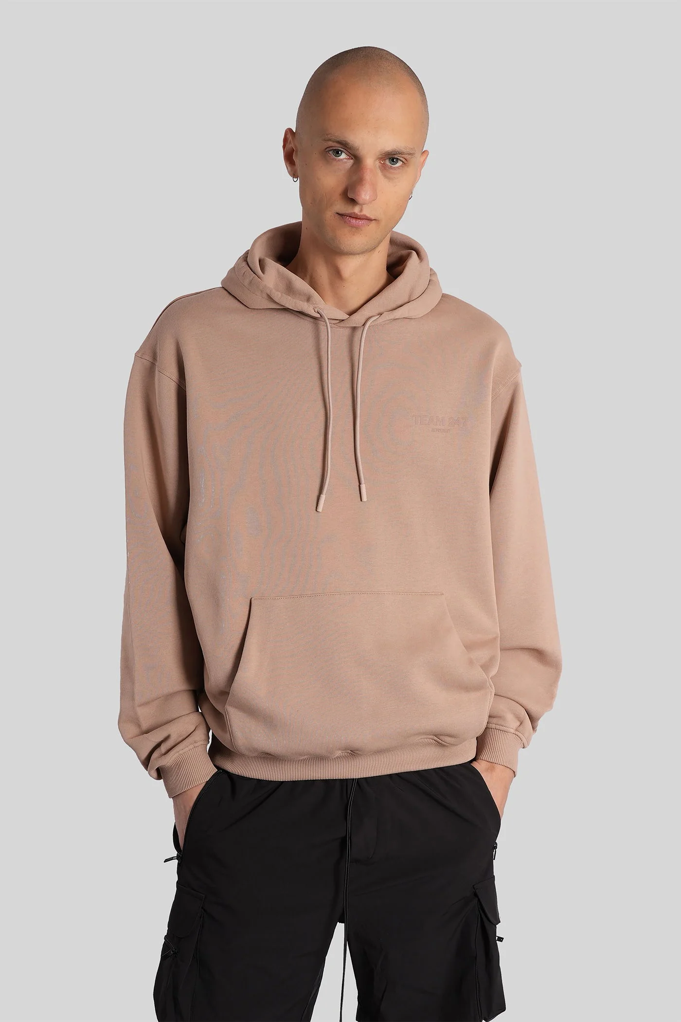 Sweatshirt in rose-pink cotton