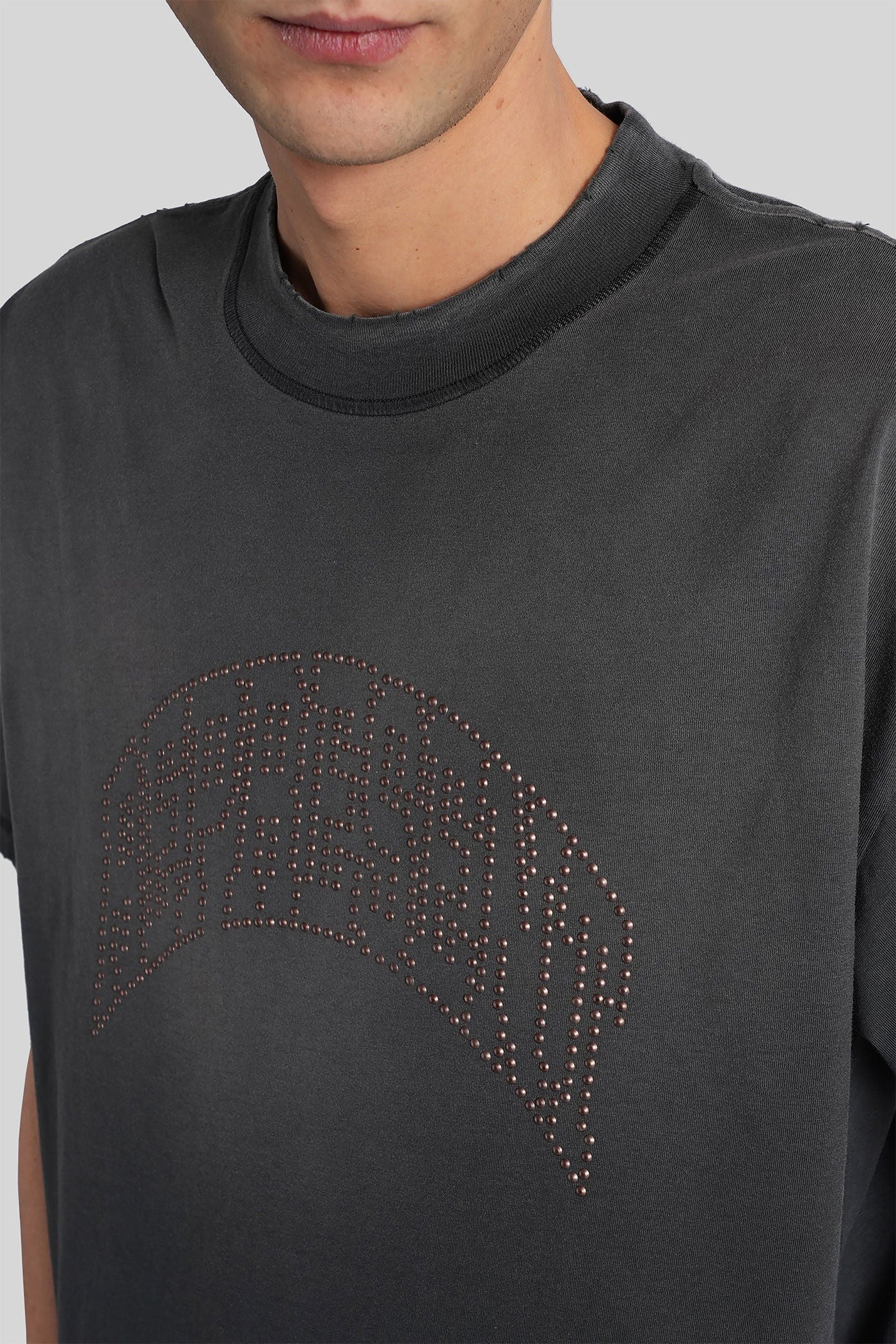 T-Shirt in black cotton - Image 5