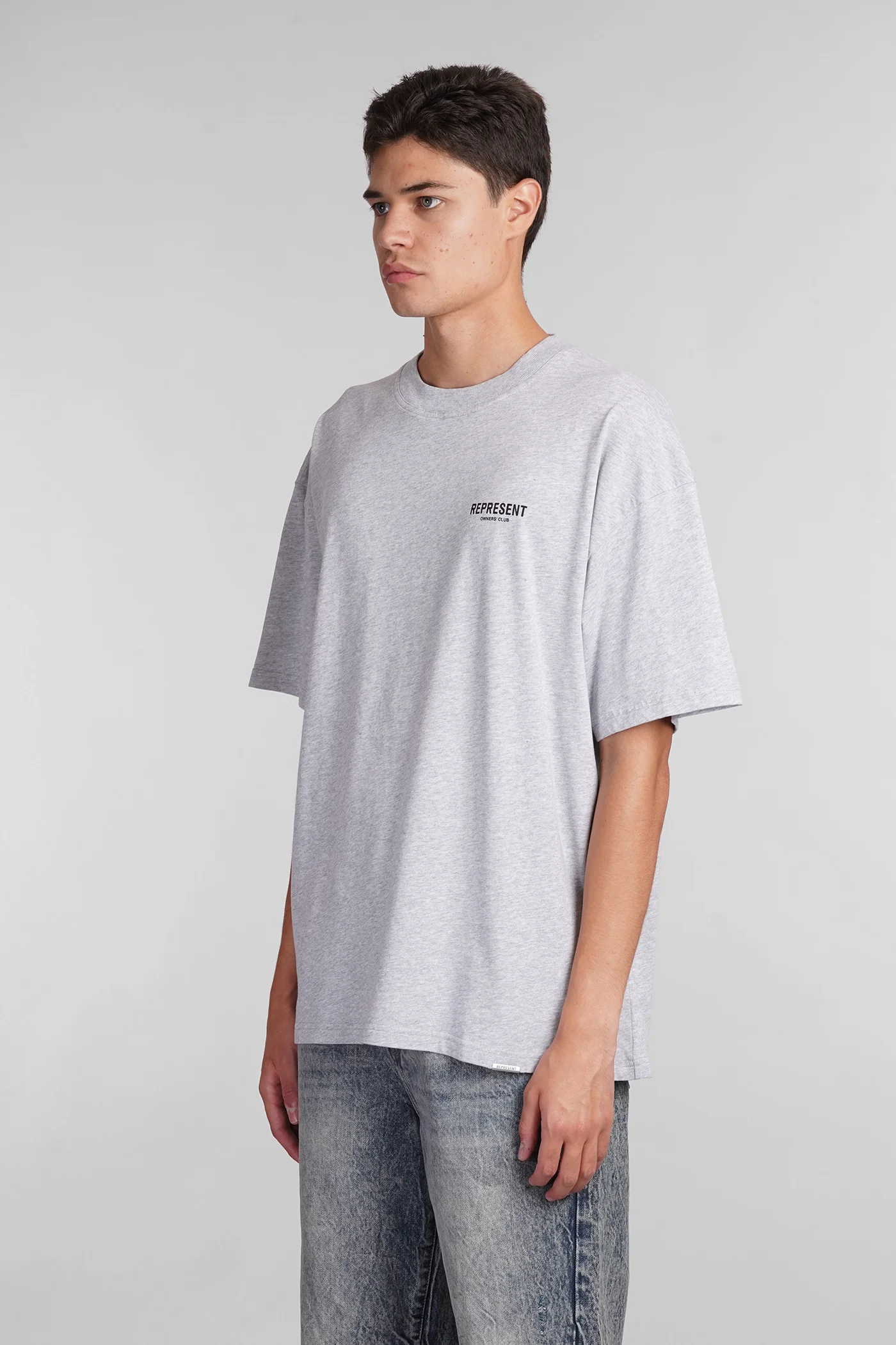 T-Shirt in grey cotton - Image 4