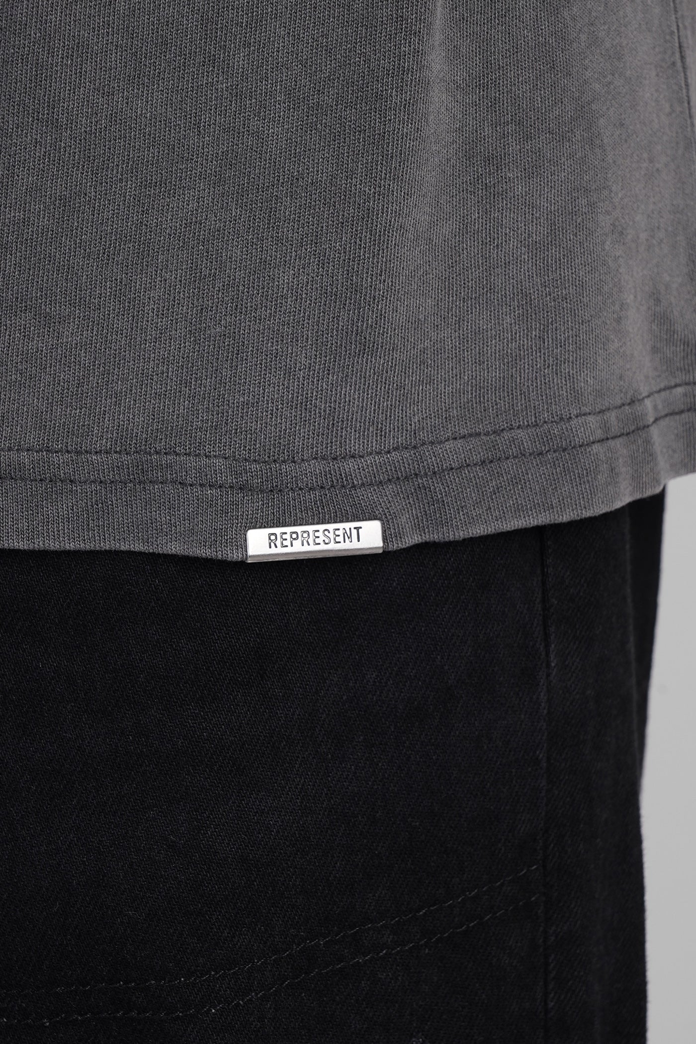 T-Shirt in grey cotton - Image 5
