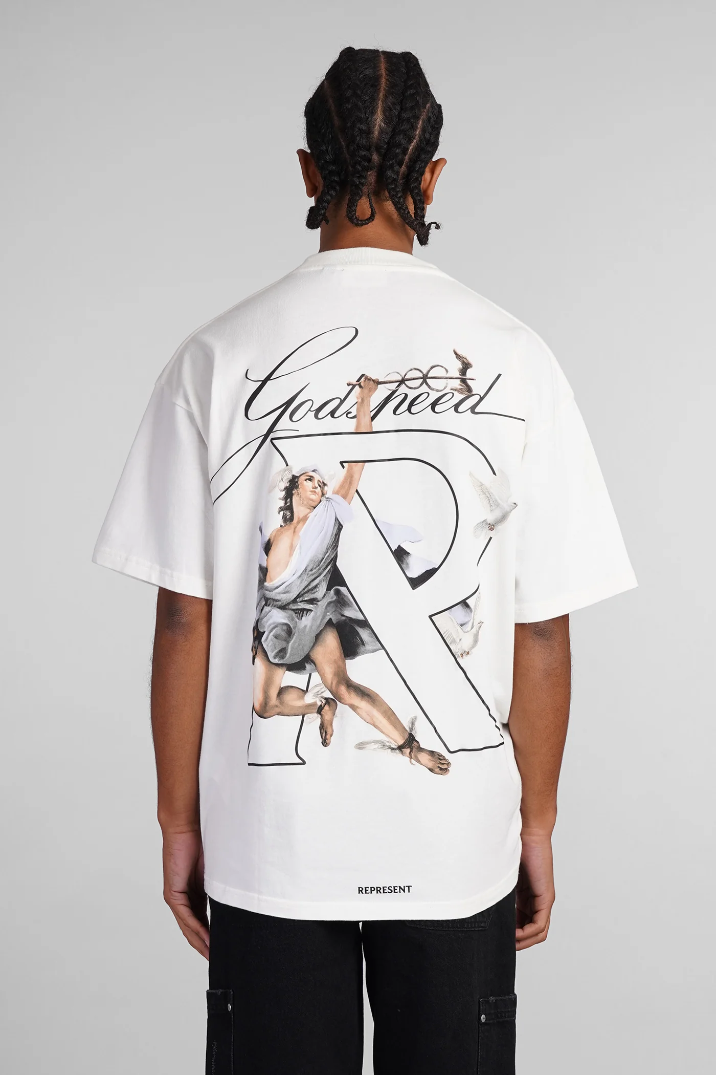 T-Shirt in white cotton - Image 3