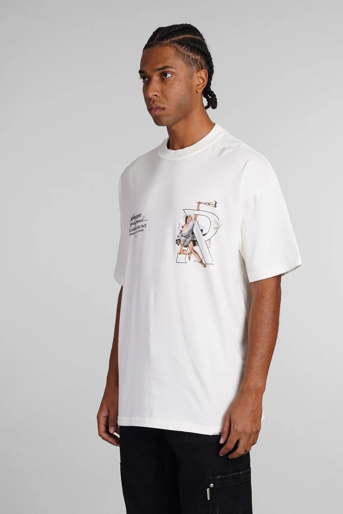 T-Shirt in white cotton - Image 4