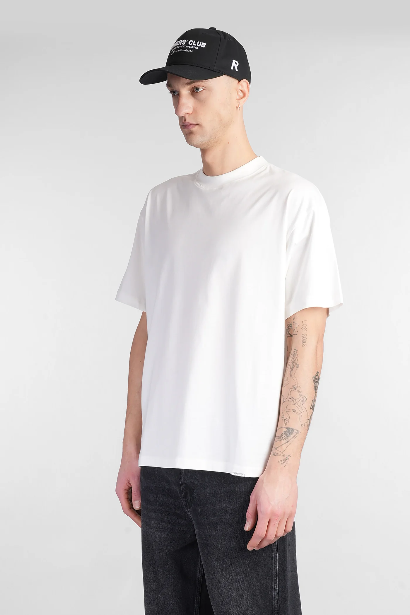 T-Shirt in white cotton - Image 4