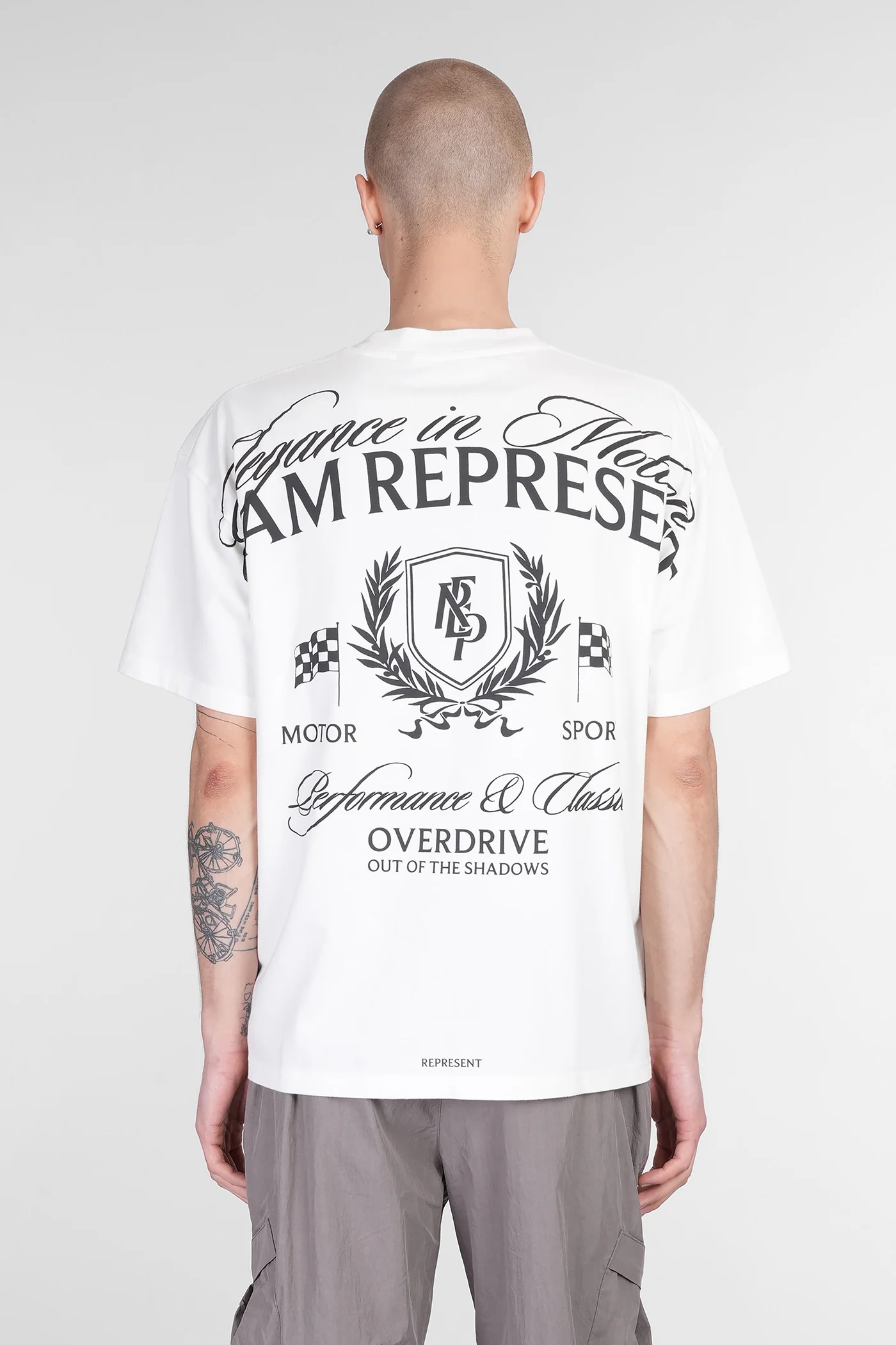 T-Shirt in white cotton - Image 3