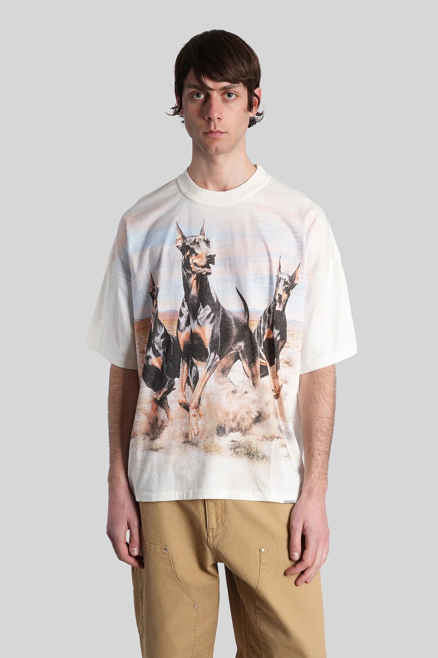 T-Shirt in white cotton