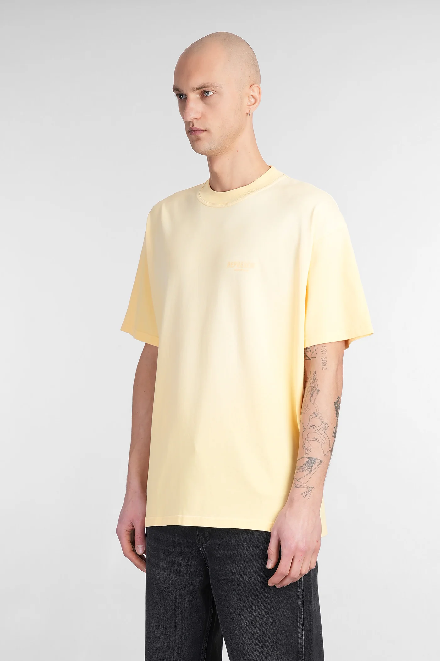 T-Shirt in yellow cotton - Image 49