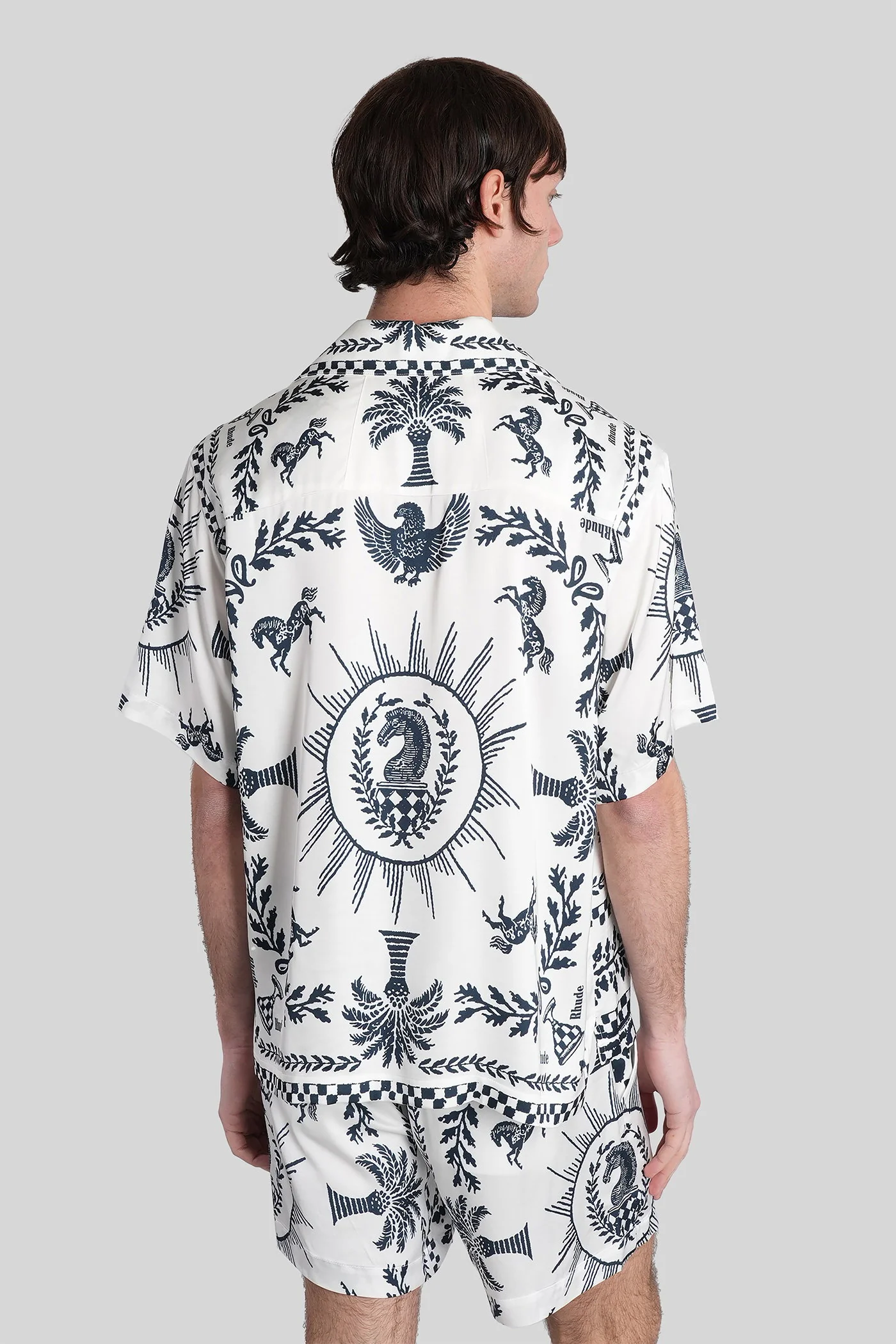 Shirt in white viscose - Image 3