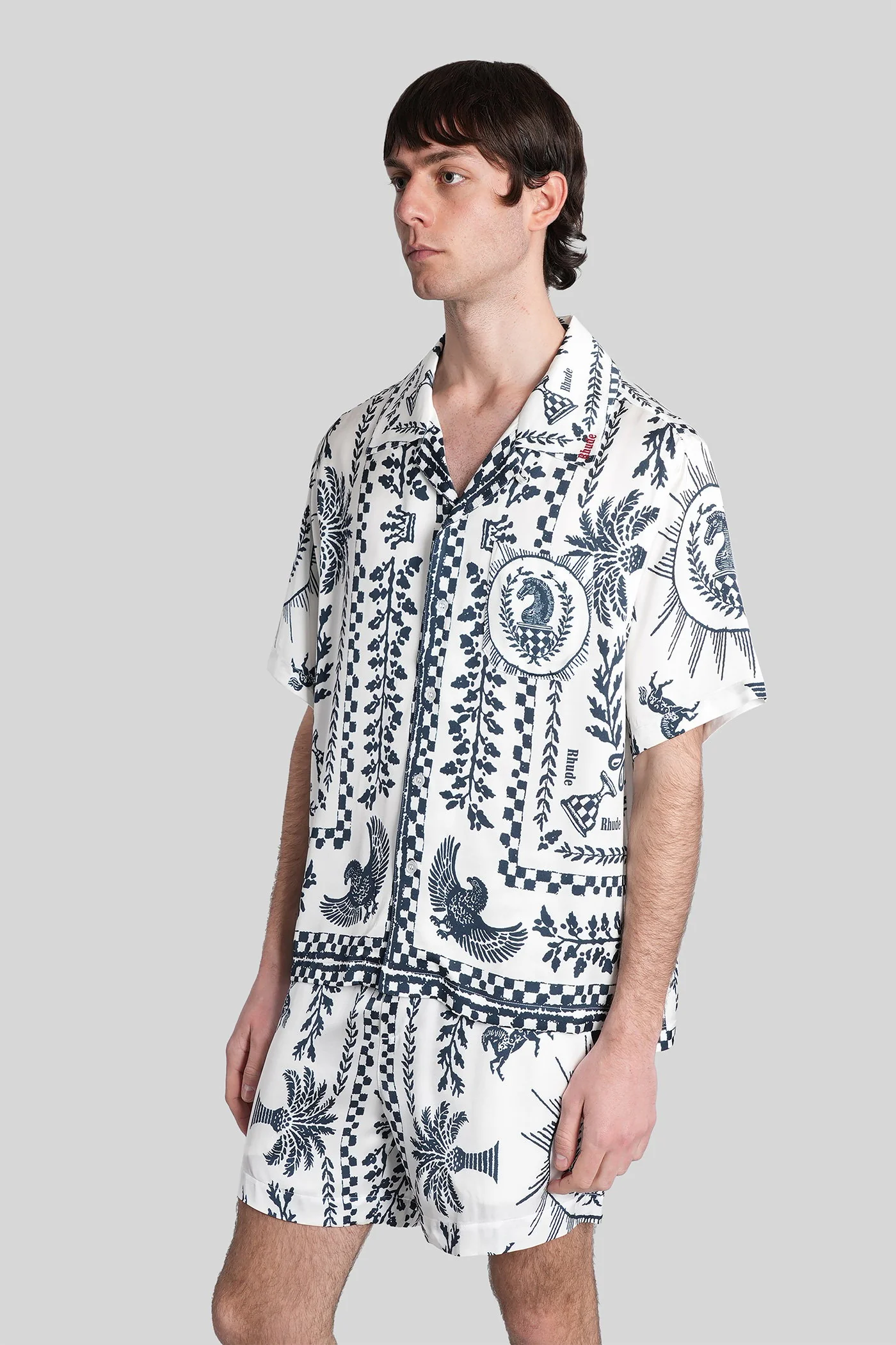 Shirt in white viscose - Image 4