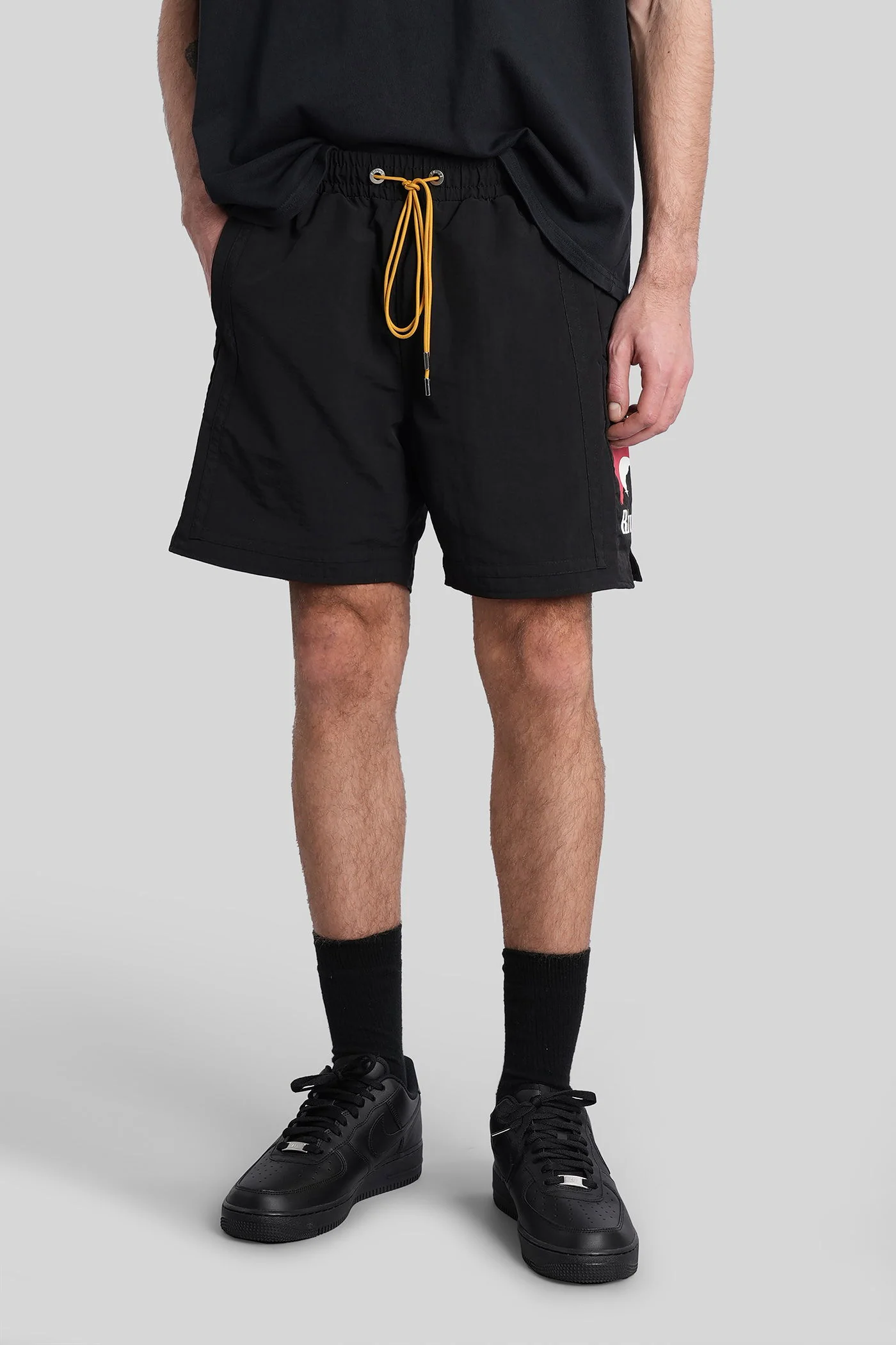 Shorts in black nylon