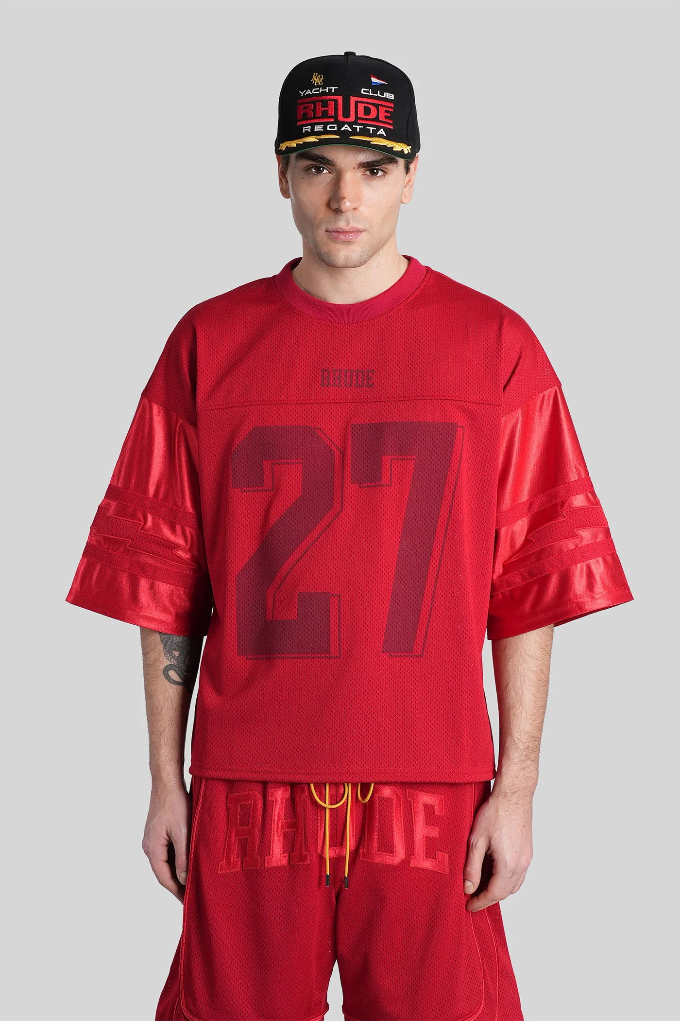 T-Shirt in red polyester
