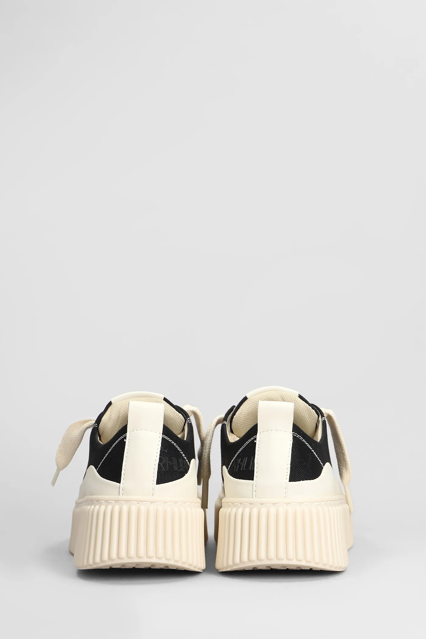 Canvas Sneakers in black canvas - Image 4