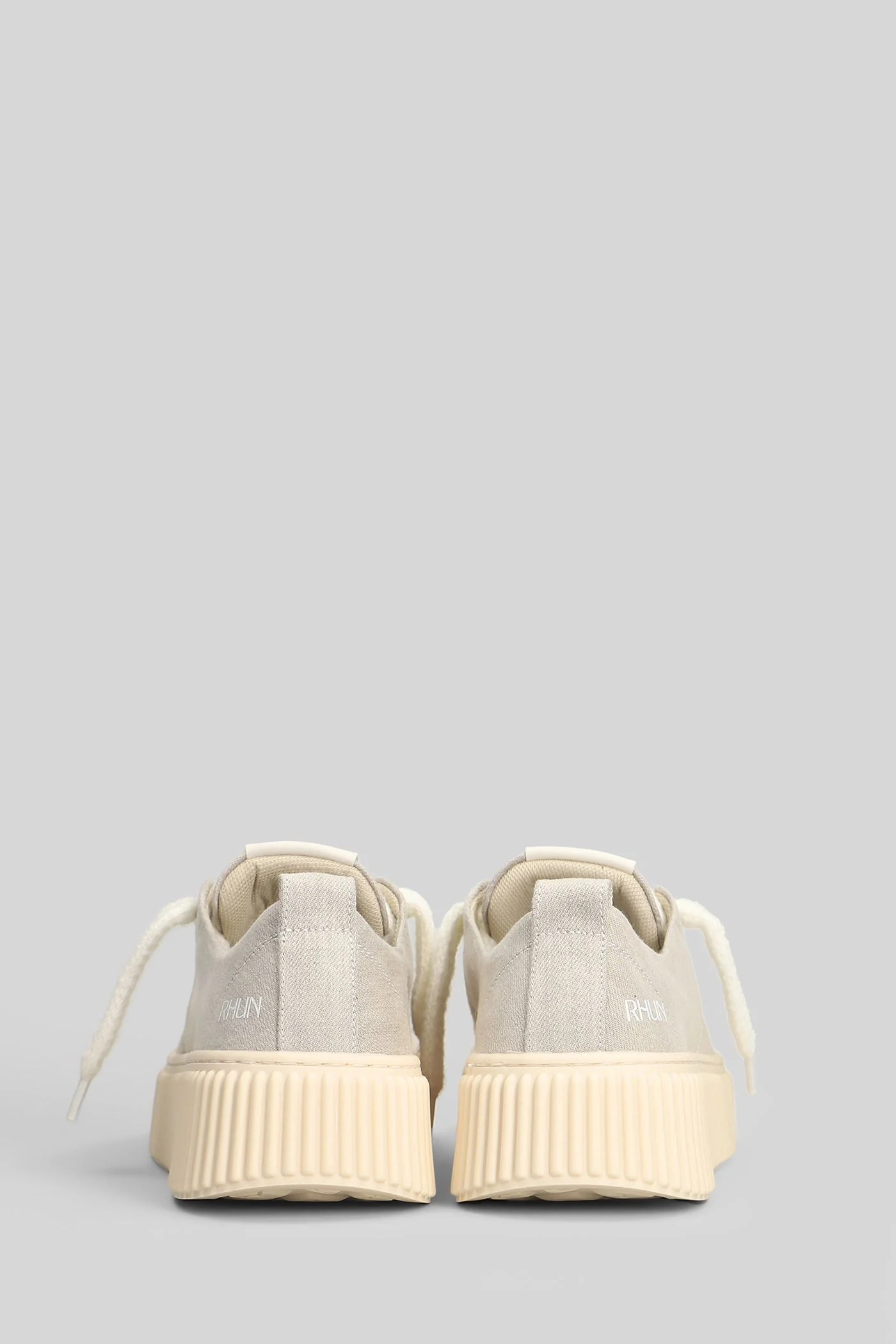 Denim 16 Sneakers in grey canvas - Image 4
