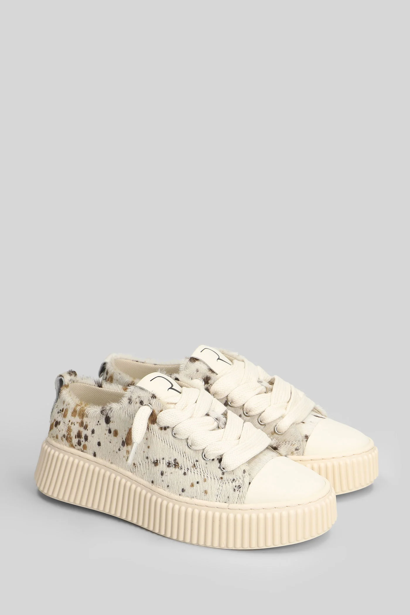 Horse Sneakers in white pony skin - Image 2