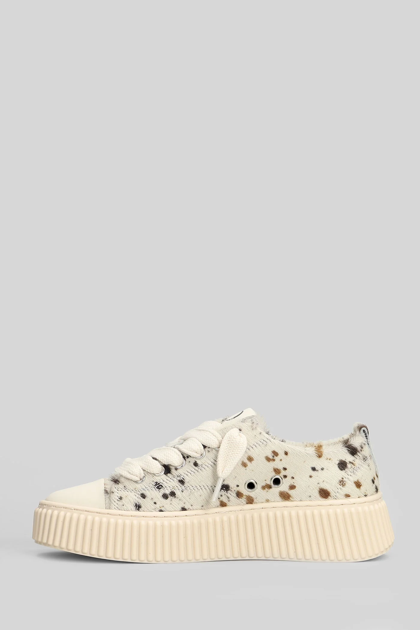 Horse Sneakers in white pony skin - Image 3