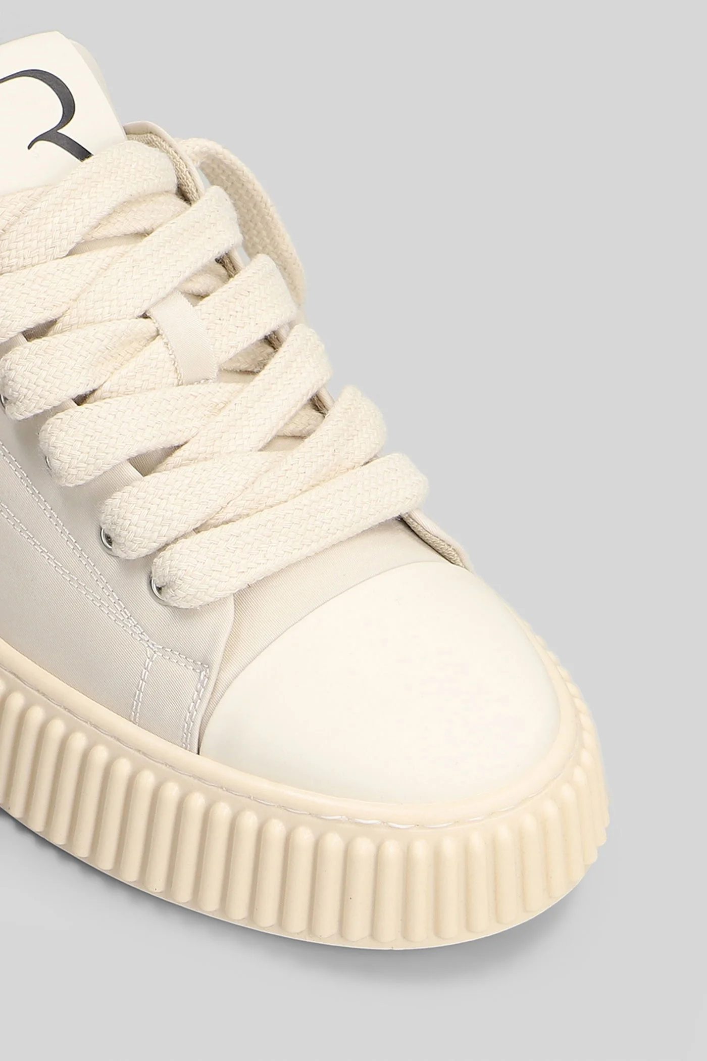 Nylon Sneakers in beige nylon - Image 5