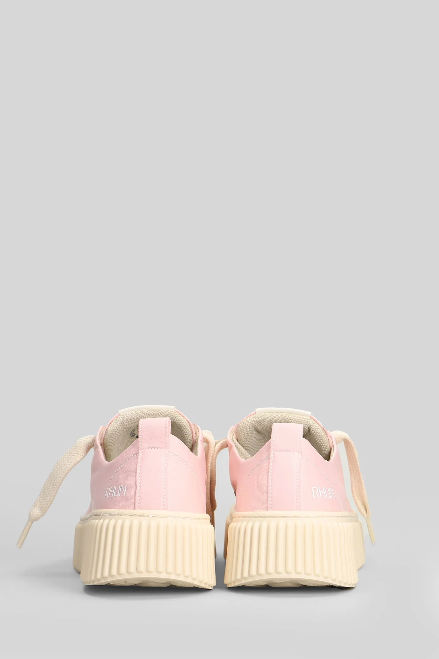Nylon Sneakers in rose-pink nylon - Image 4