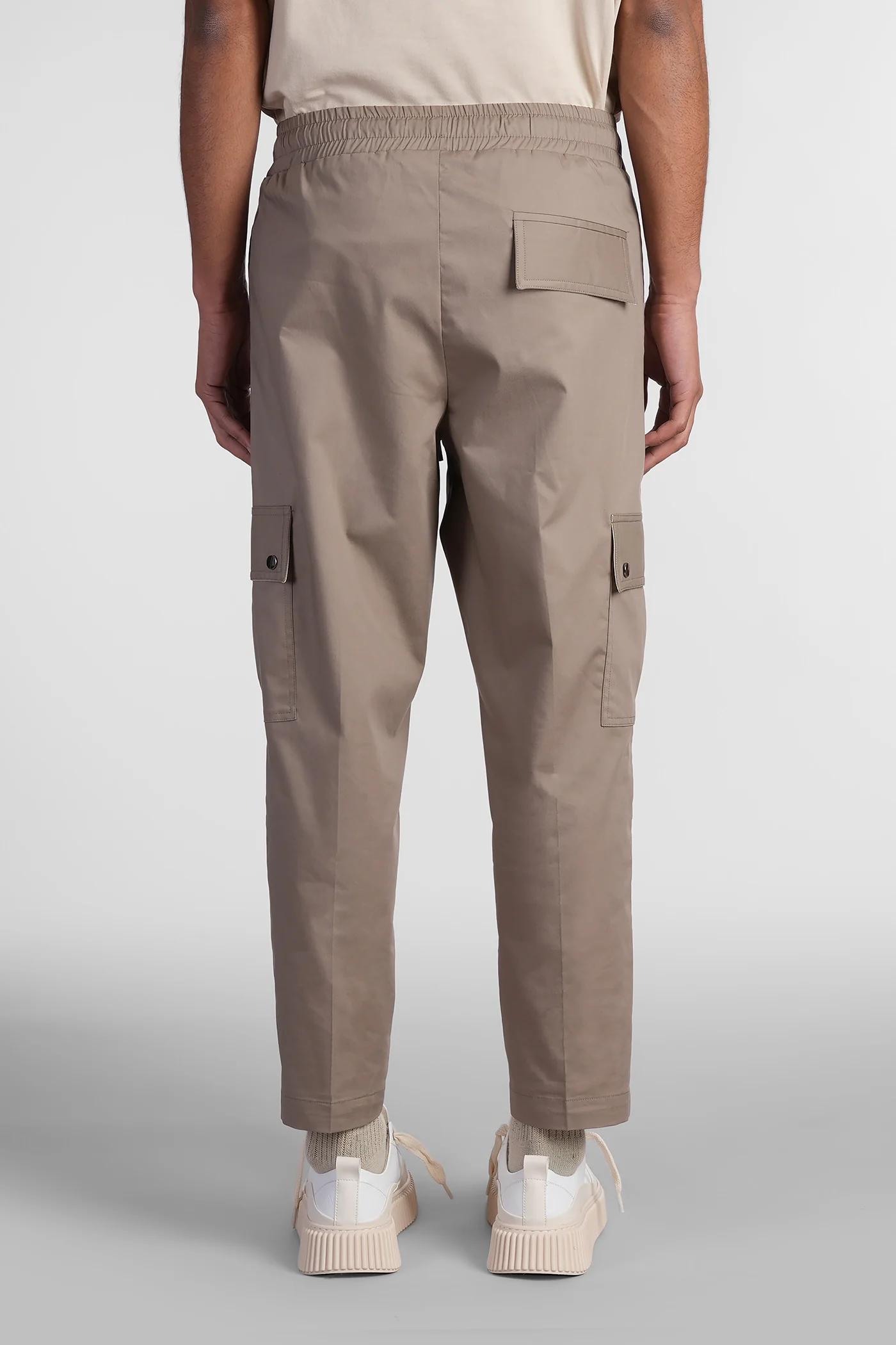 Pants in beige cotton - Image 3
