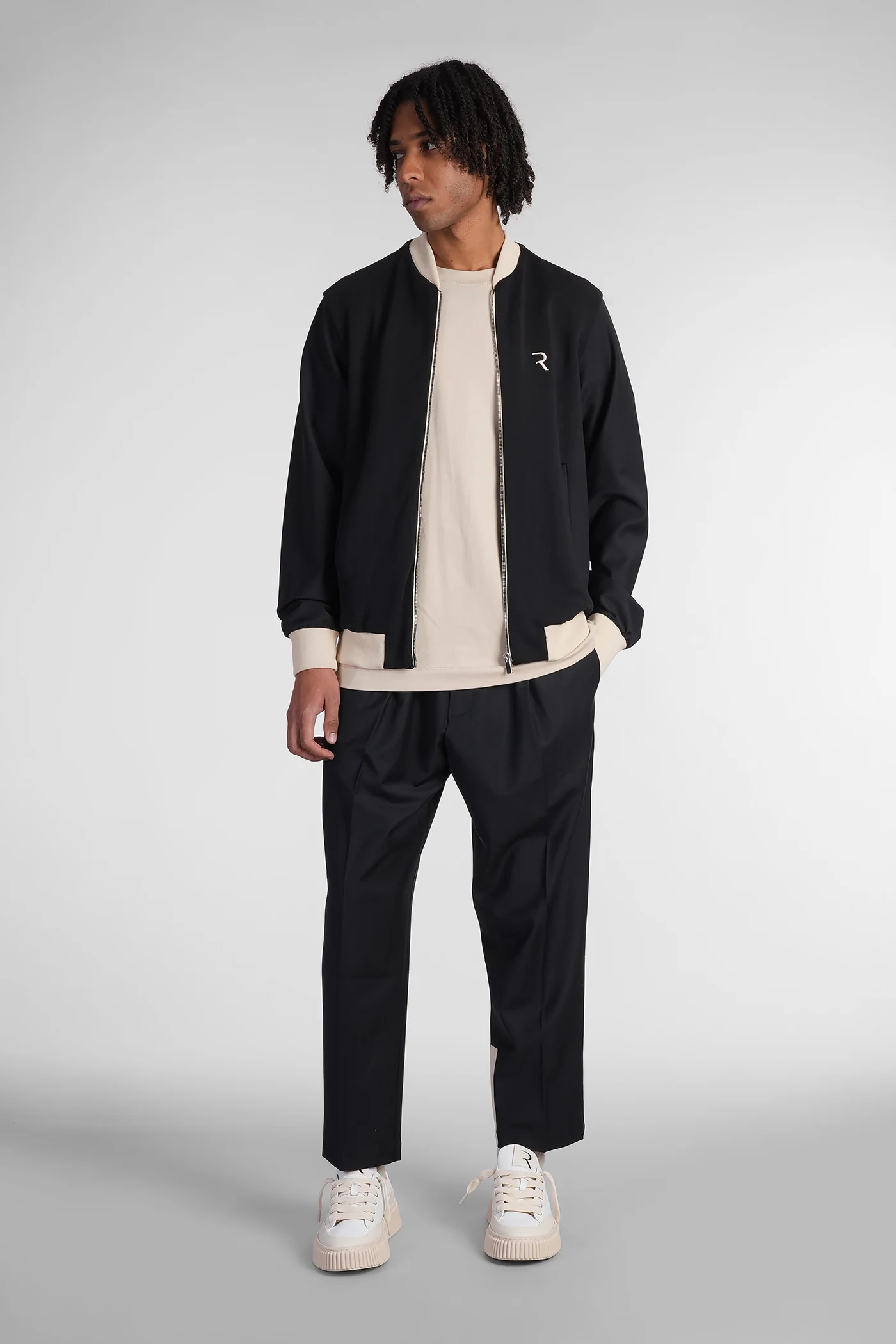 Pants in black wool - Image 2