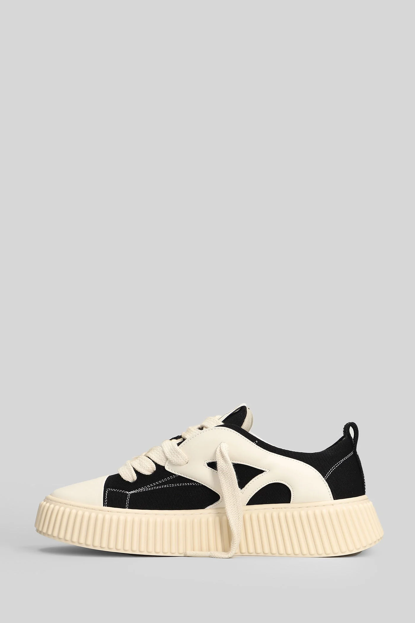 Skate Canvas Sneakers in black canvas - Image 3