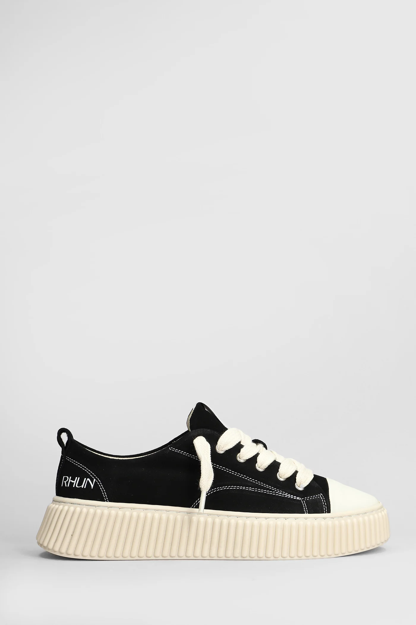Suede Sneakers in black suede - Image 16