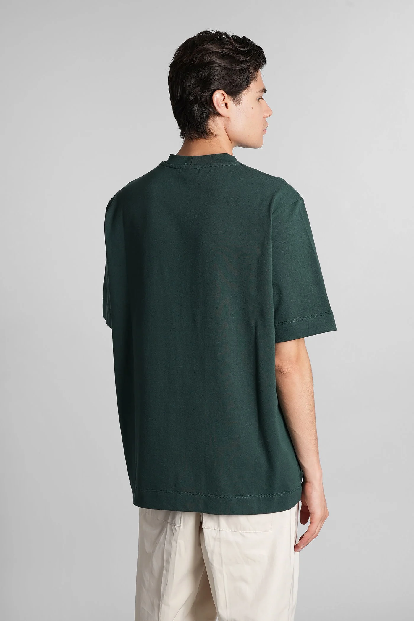 T-Shirt in green cotton - Image 3