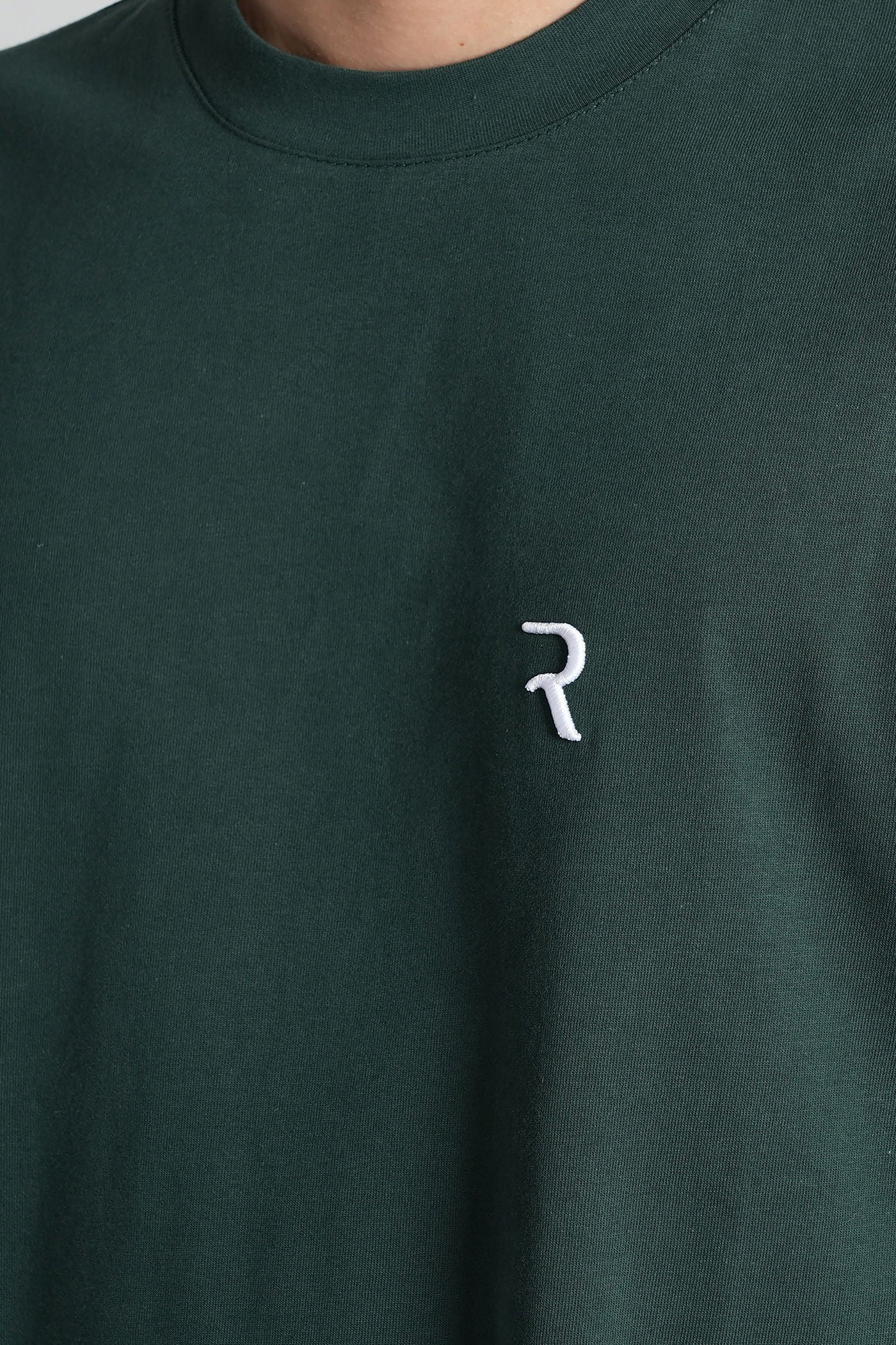 T-Shirt in green cotton - Image 5