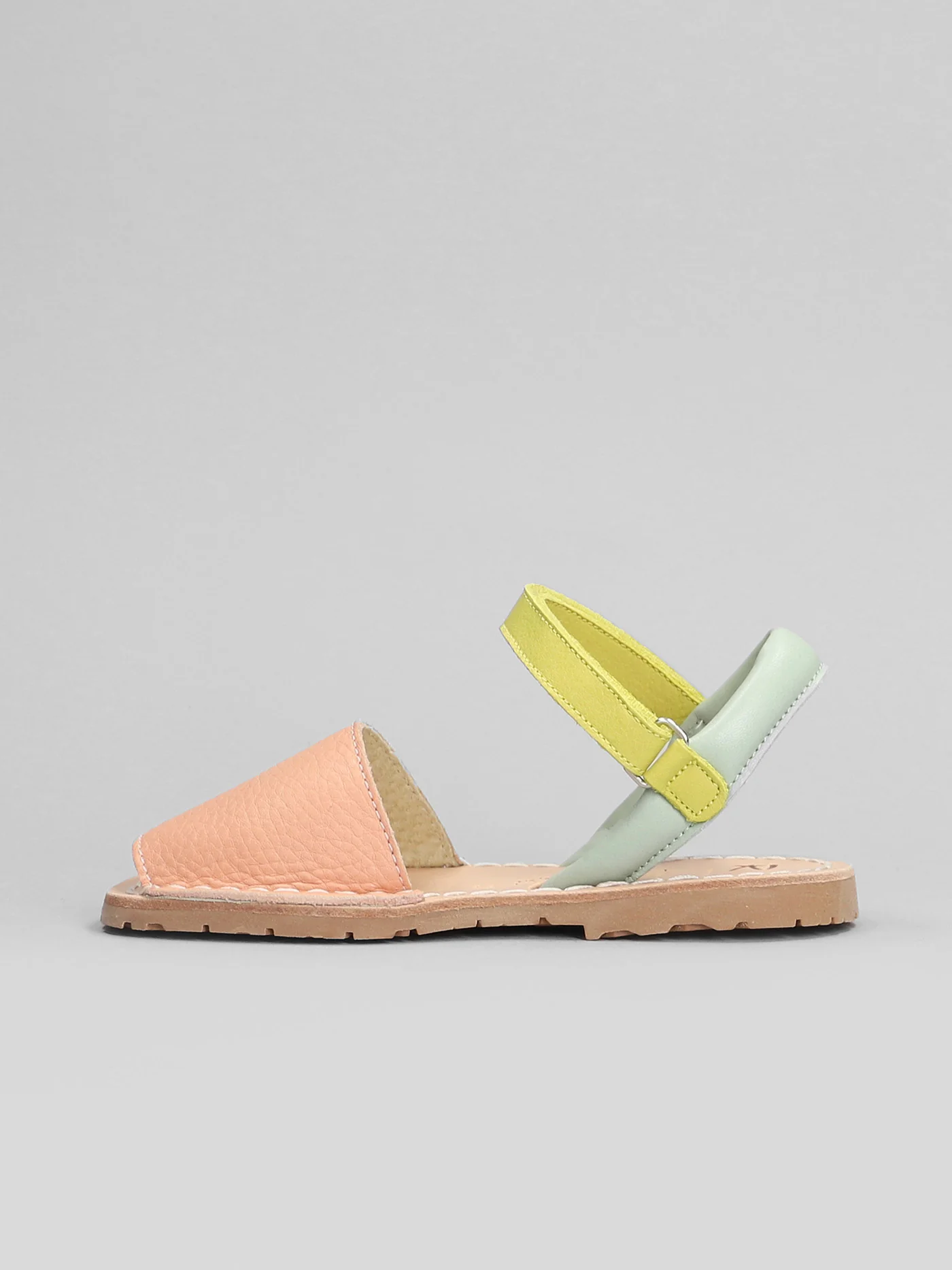 Flats in rose-pink leather - Image 3