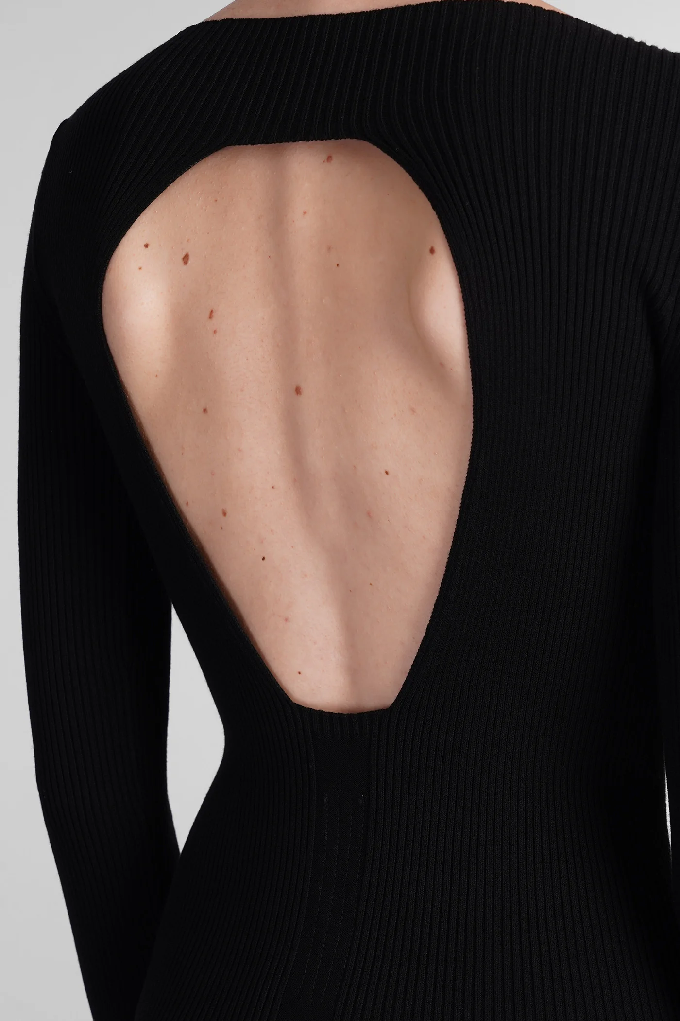 Al dress Dress woman in black viscose - Image 5