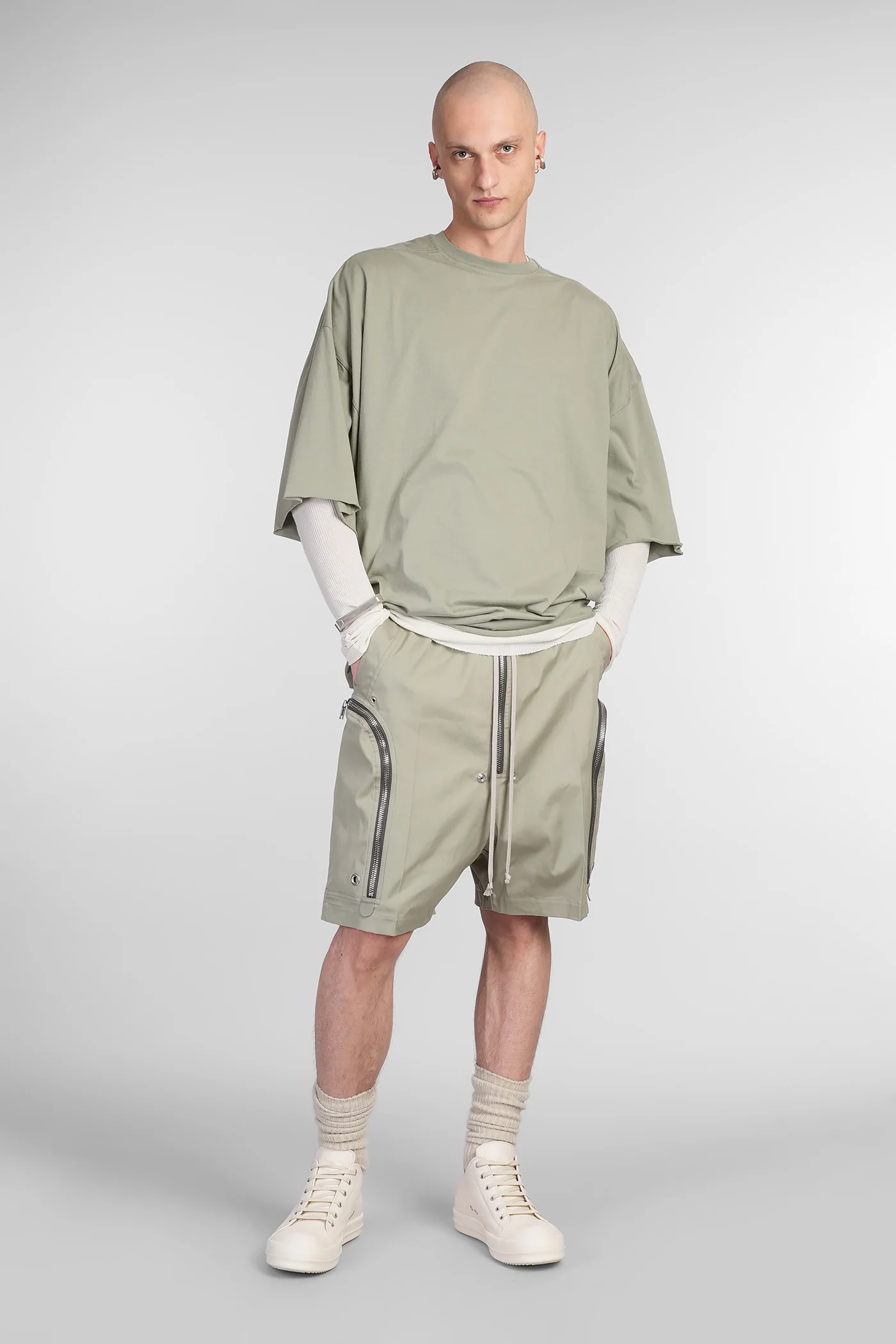 Bauhaus bela Shorts in green cotton - Image 2
