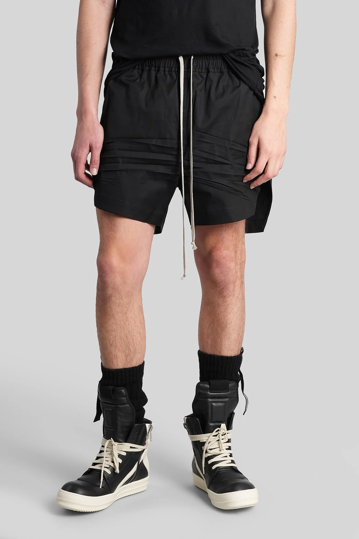 Boxers Shorts in black cotton