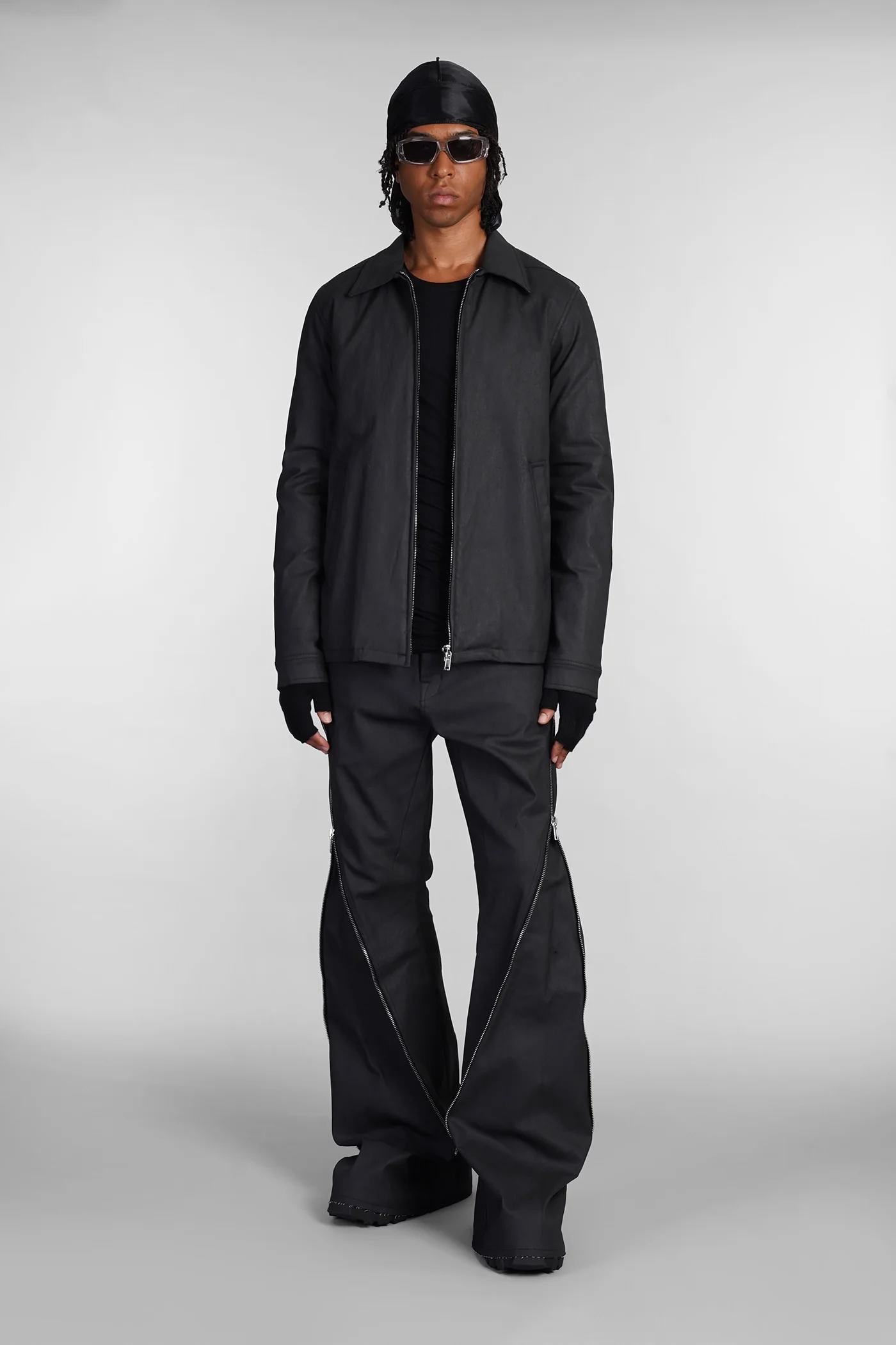 Brad jkt Denim Jackets in black cotton - Image 2