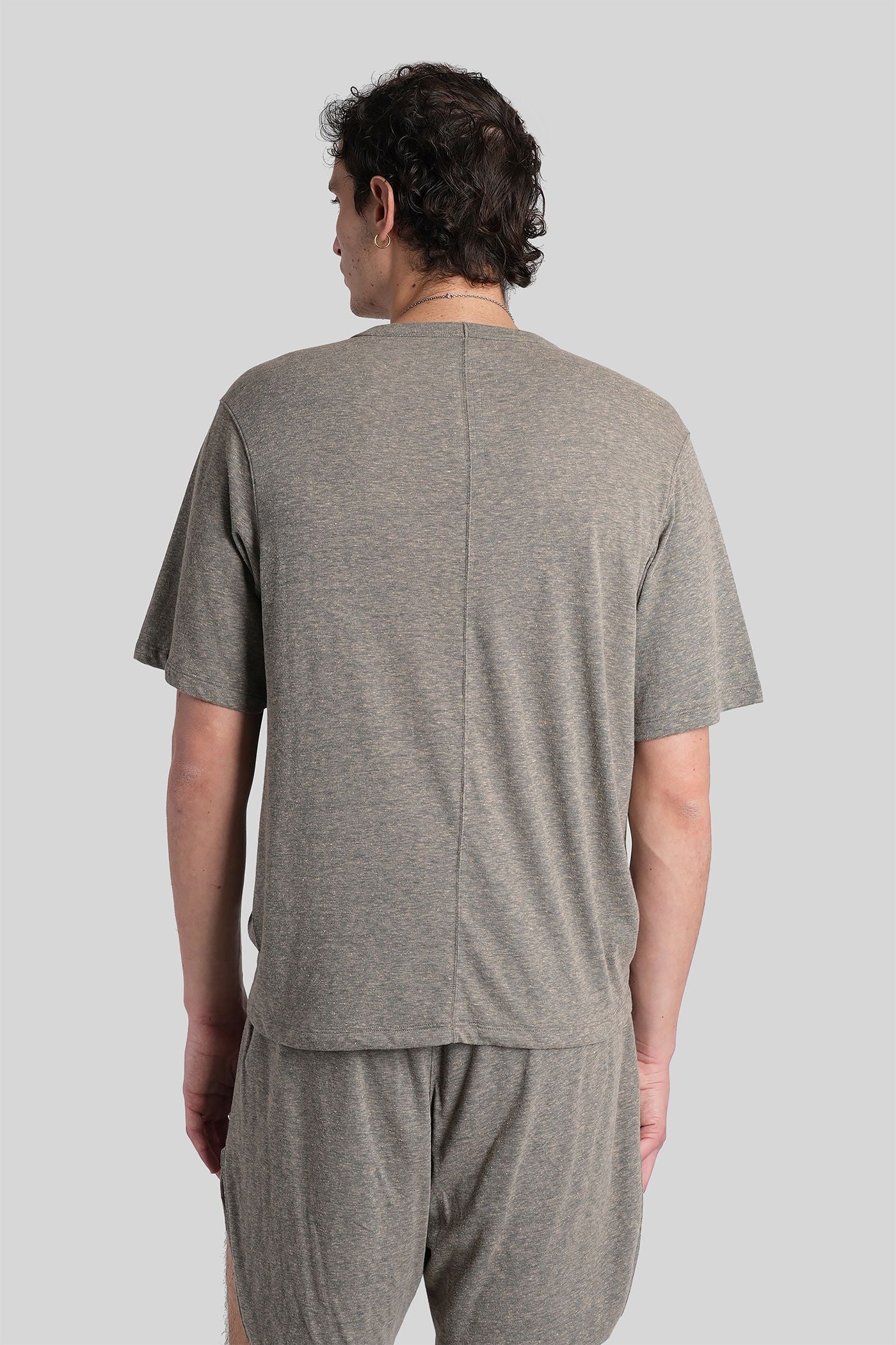Brad t T-Shirt in grey cotton - Image 3