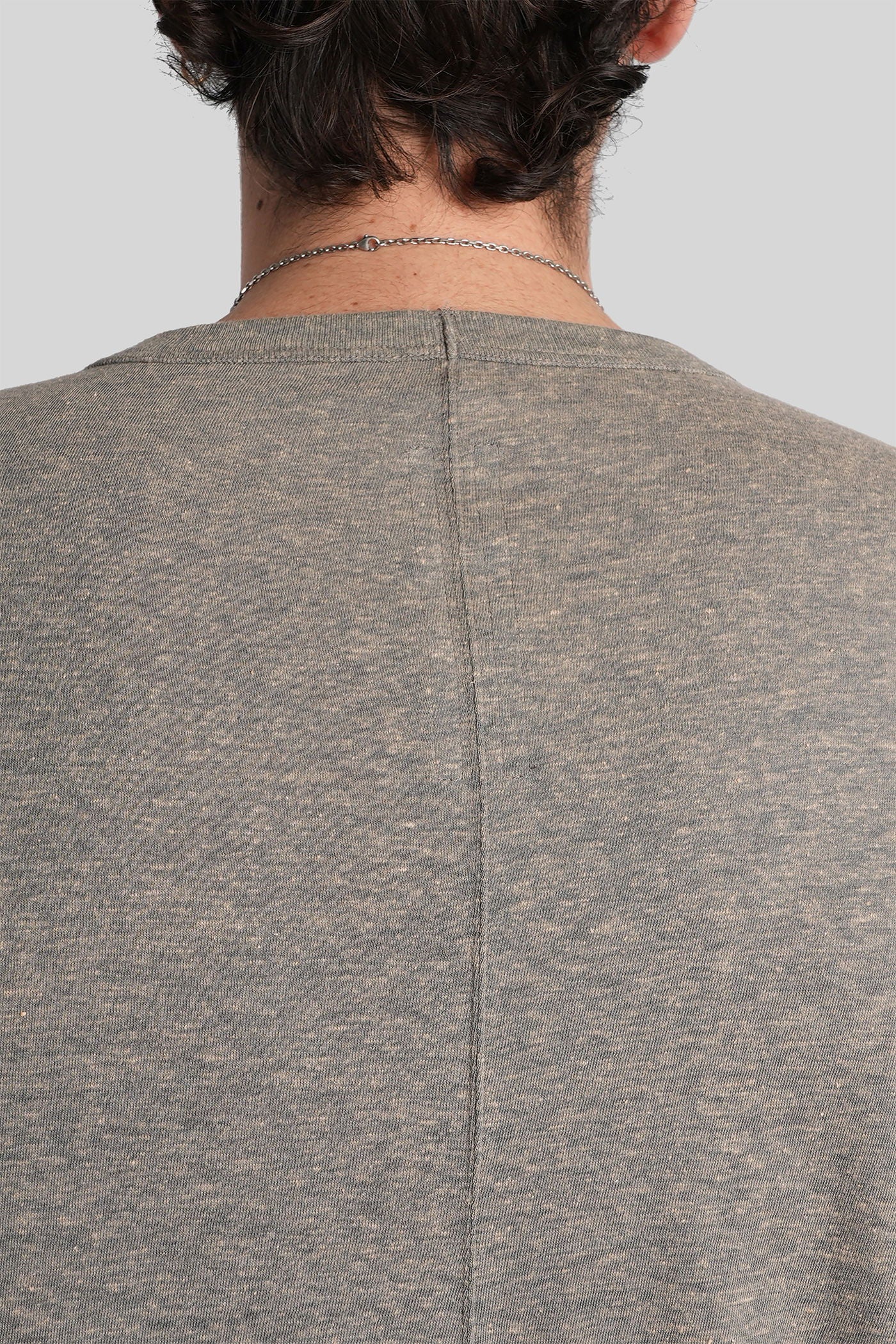 Brad t T-Shirt in grey cotton - Image 5