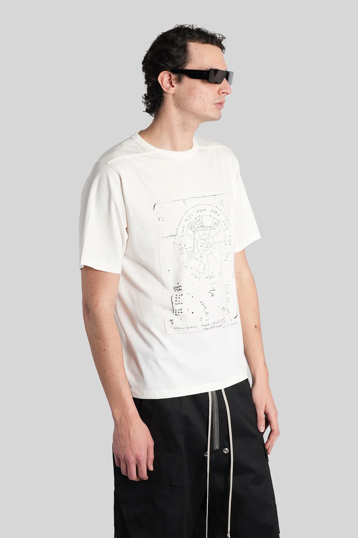 Brad t T-Shirt in white cotton - Image 4