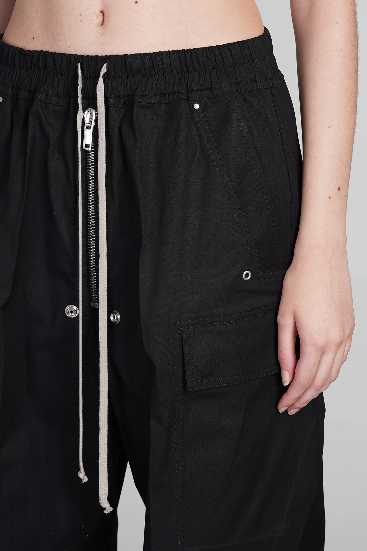 Cargobelas pant Pants in black cotton - Image 5