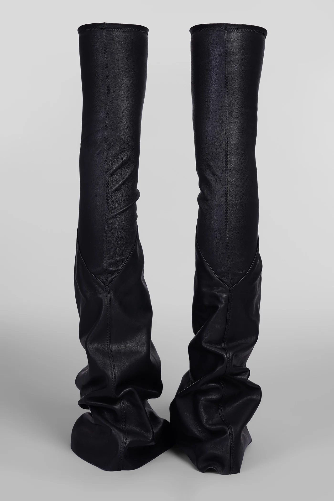 Cargoflares sneak Boots in black leather - Image 4