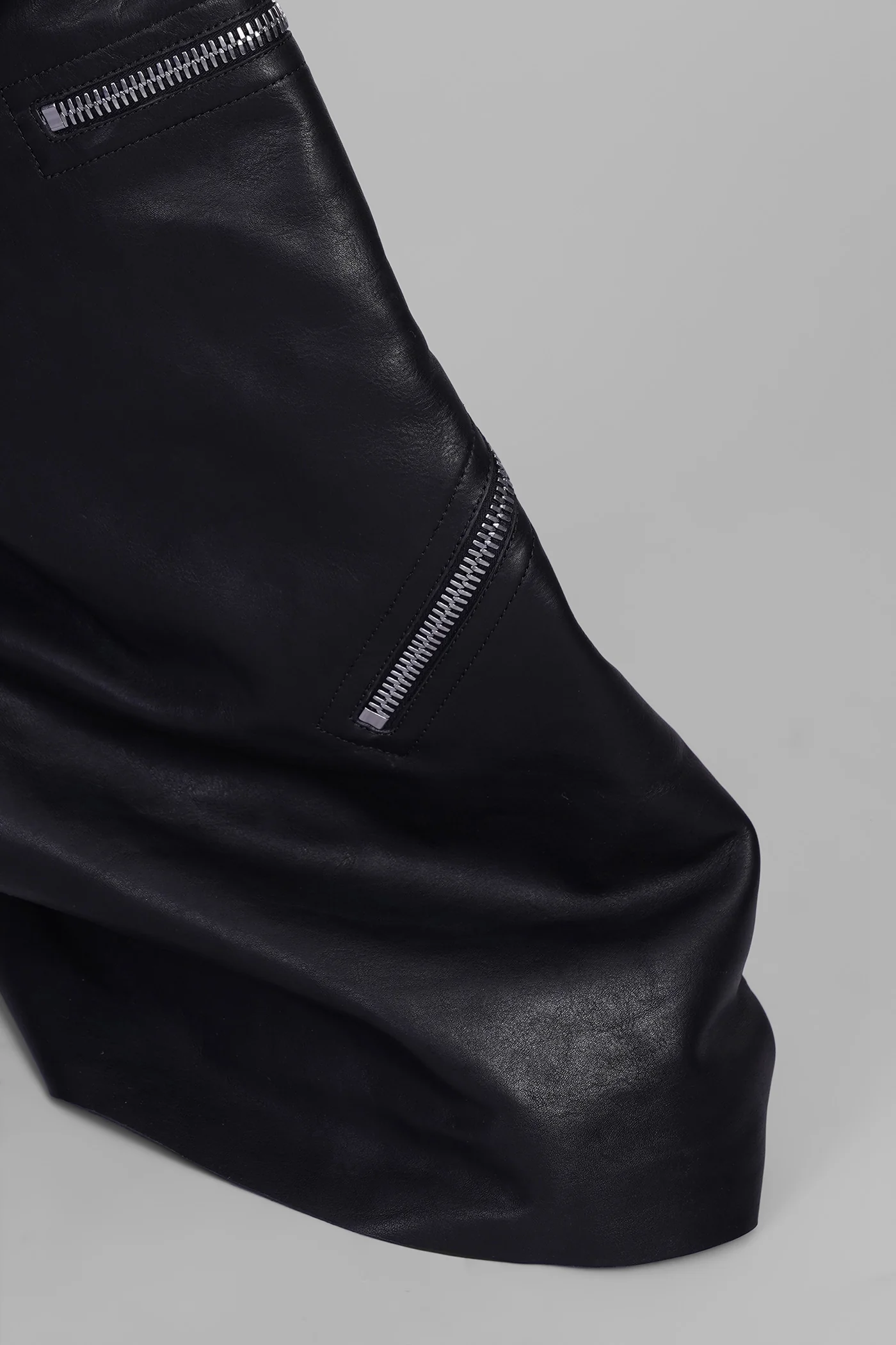 Cargoflares sneak Boots in black leather - Image 5