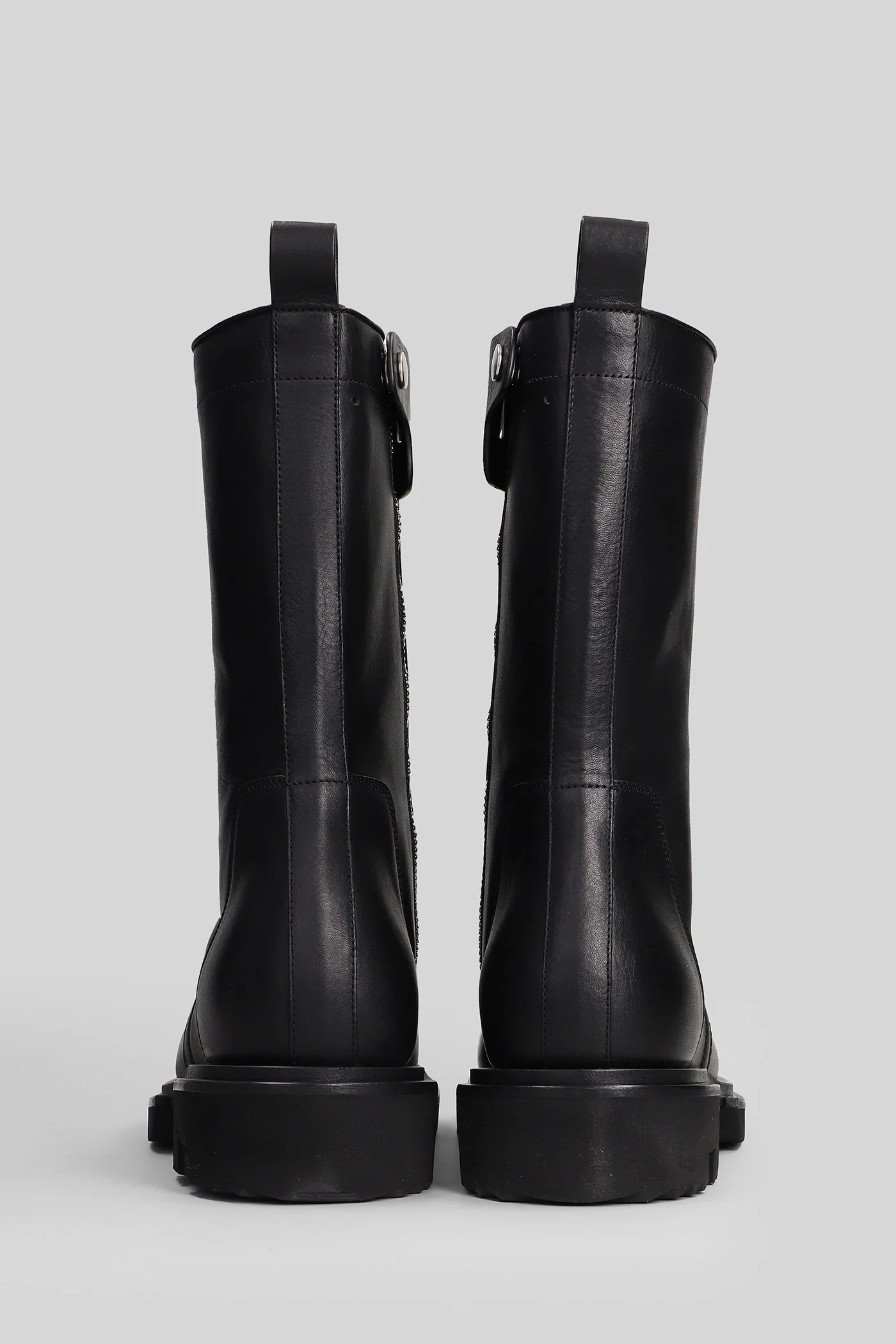 Creeper gabe Boots in black leather - Image 4