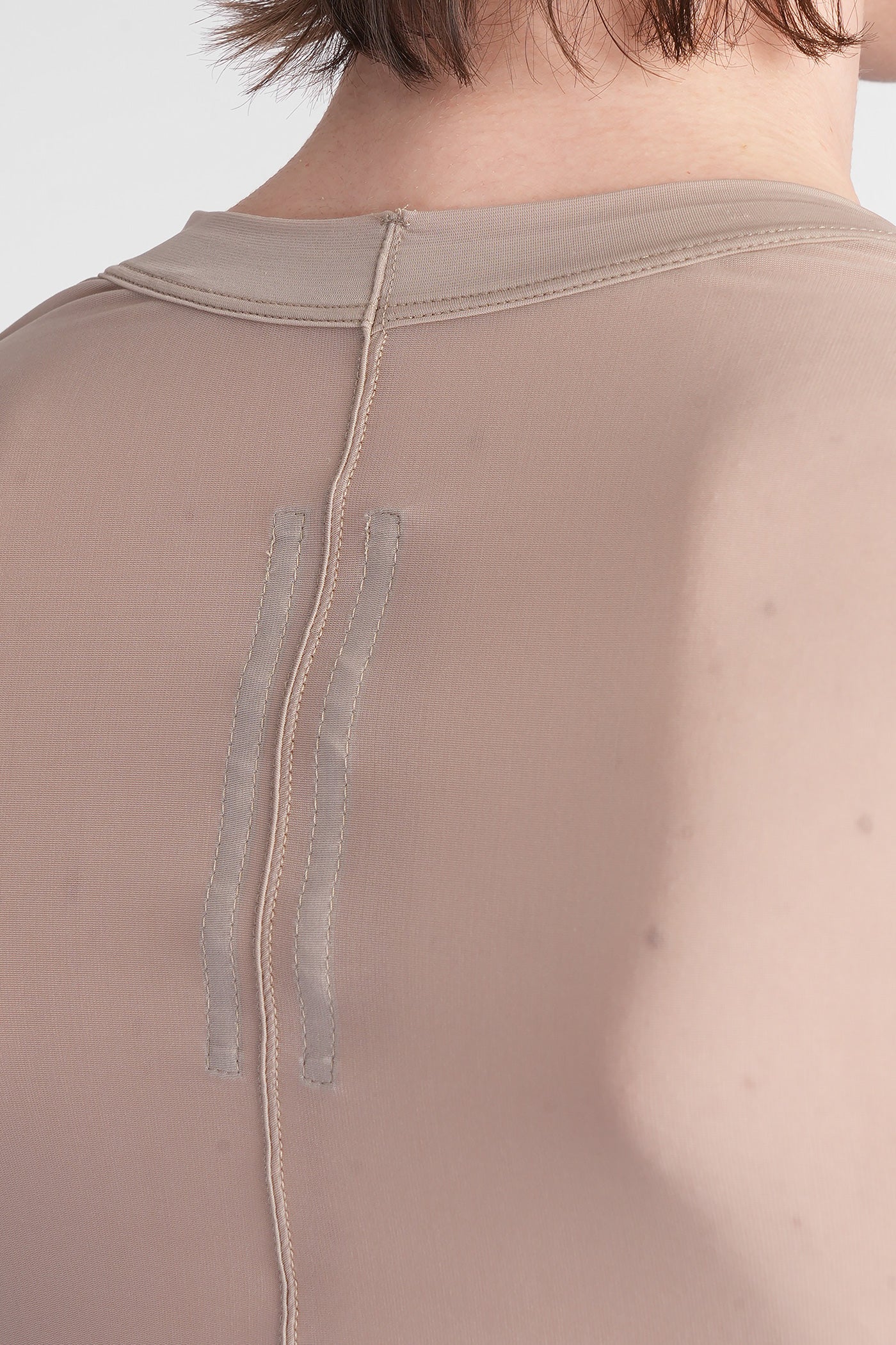 Cropped level t T-Shirt in beige polyamide polyester - Image 5