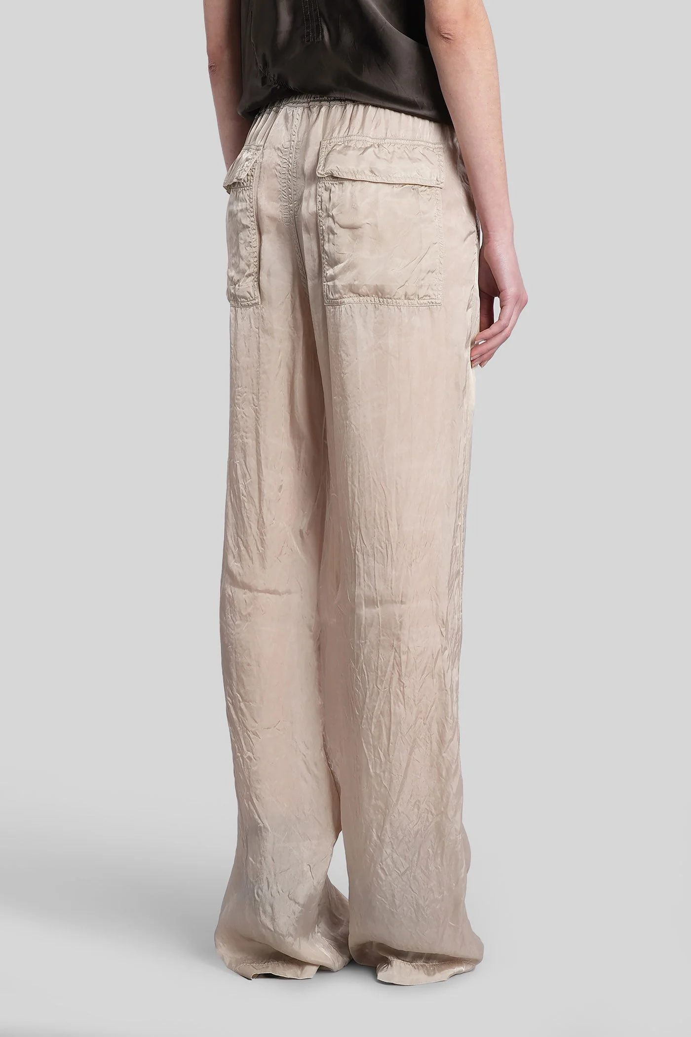Dietrich drawstring Pants in beige polyamide polyester - Image 3