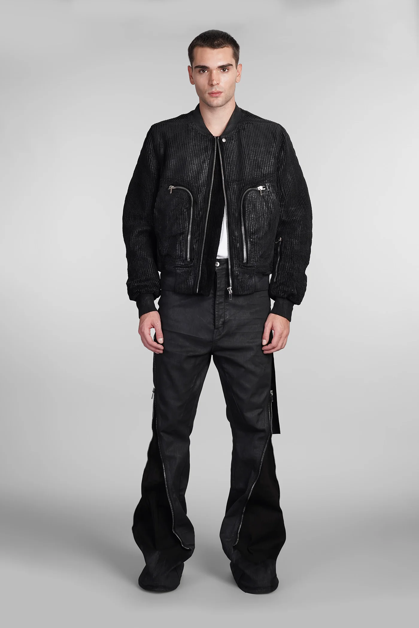 Bolan banana Jeans in black cotton - Image 2
