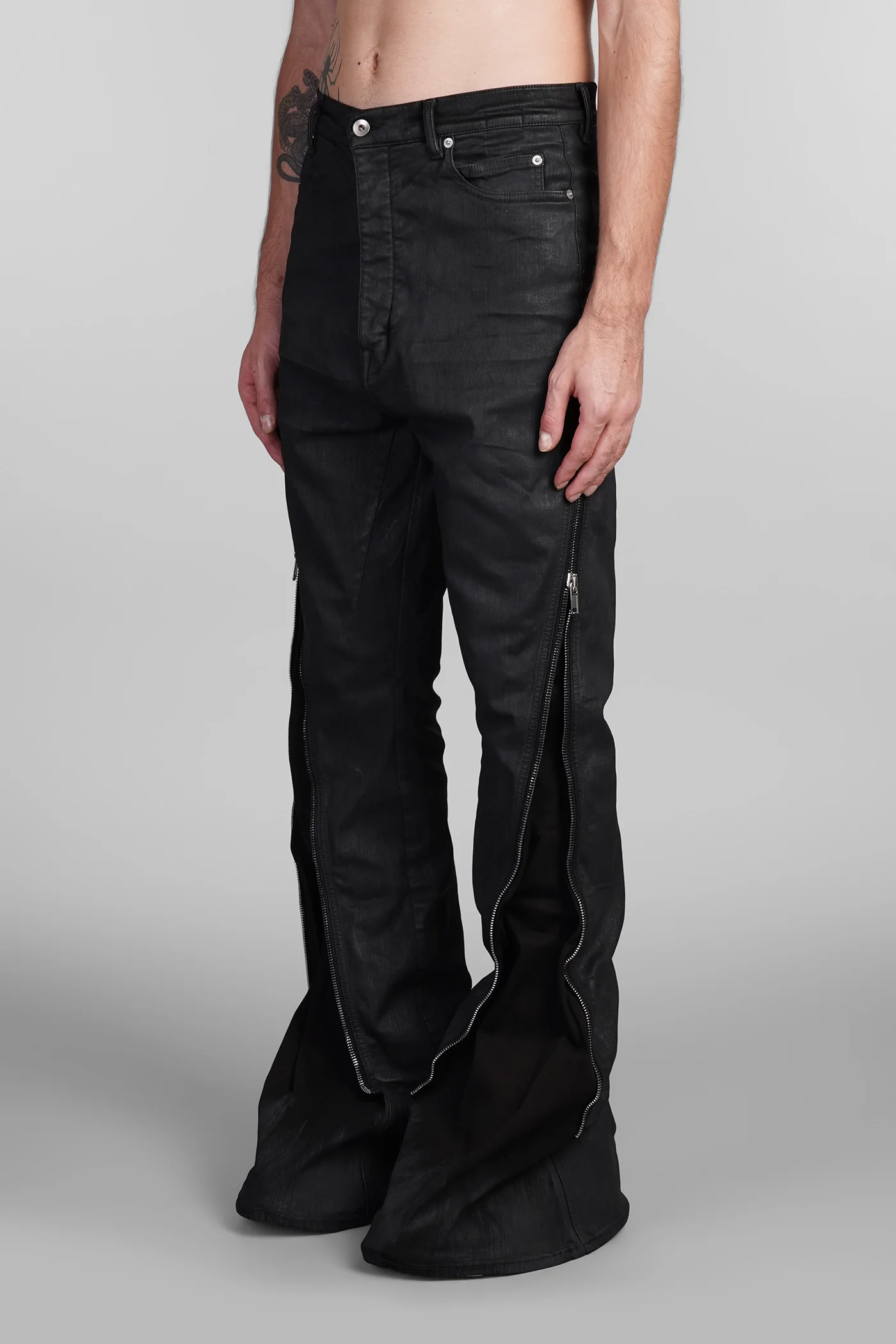 Bolan banana Jeans in black cotton - Image 4